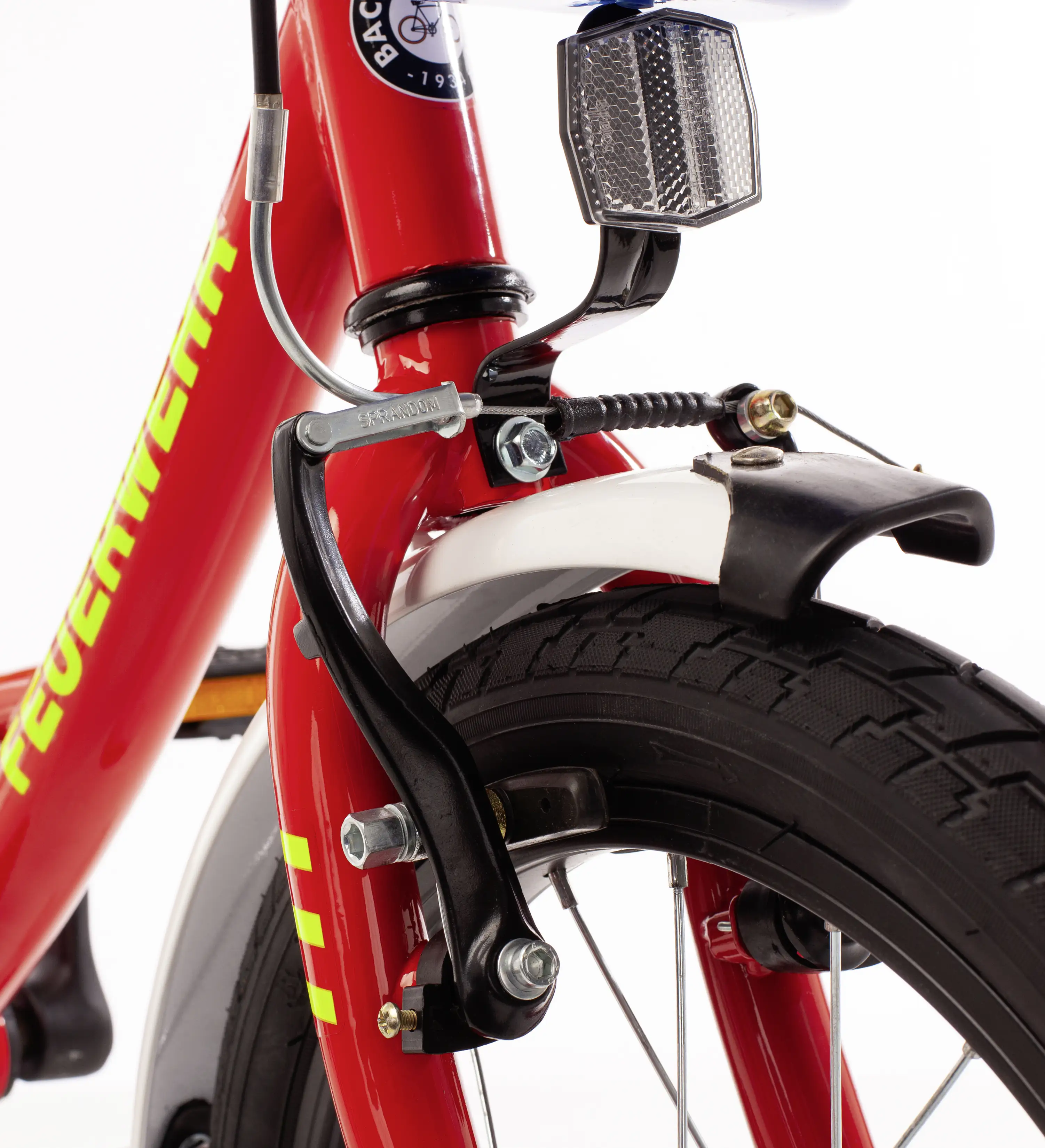 Bachtenkirch Kinderfahrrad Feuerwehr 18 Zoll feuerrot