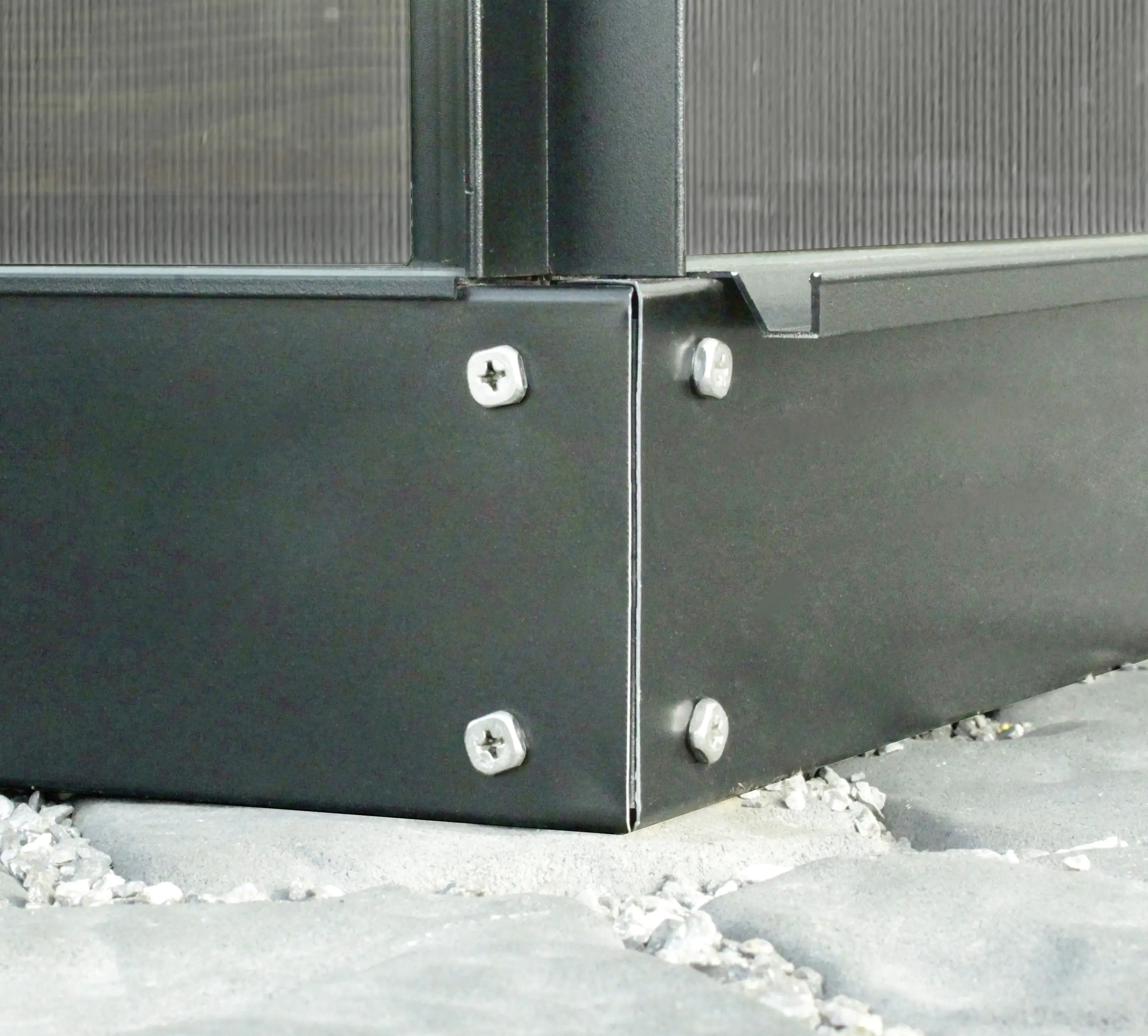 5703774304453 Vitavia Fundamentrahmen 3800 192 x 192 cm schwarz 12,5 cm hoch