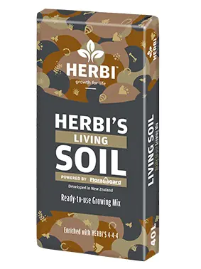 Herbi's Living Soil Grow Erde torffrei 40 L