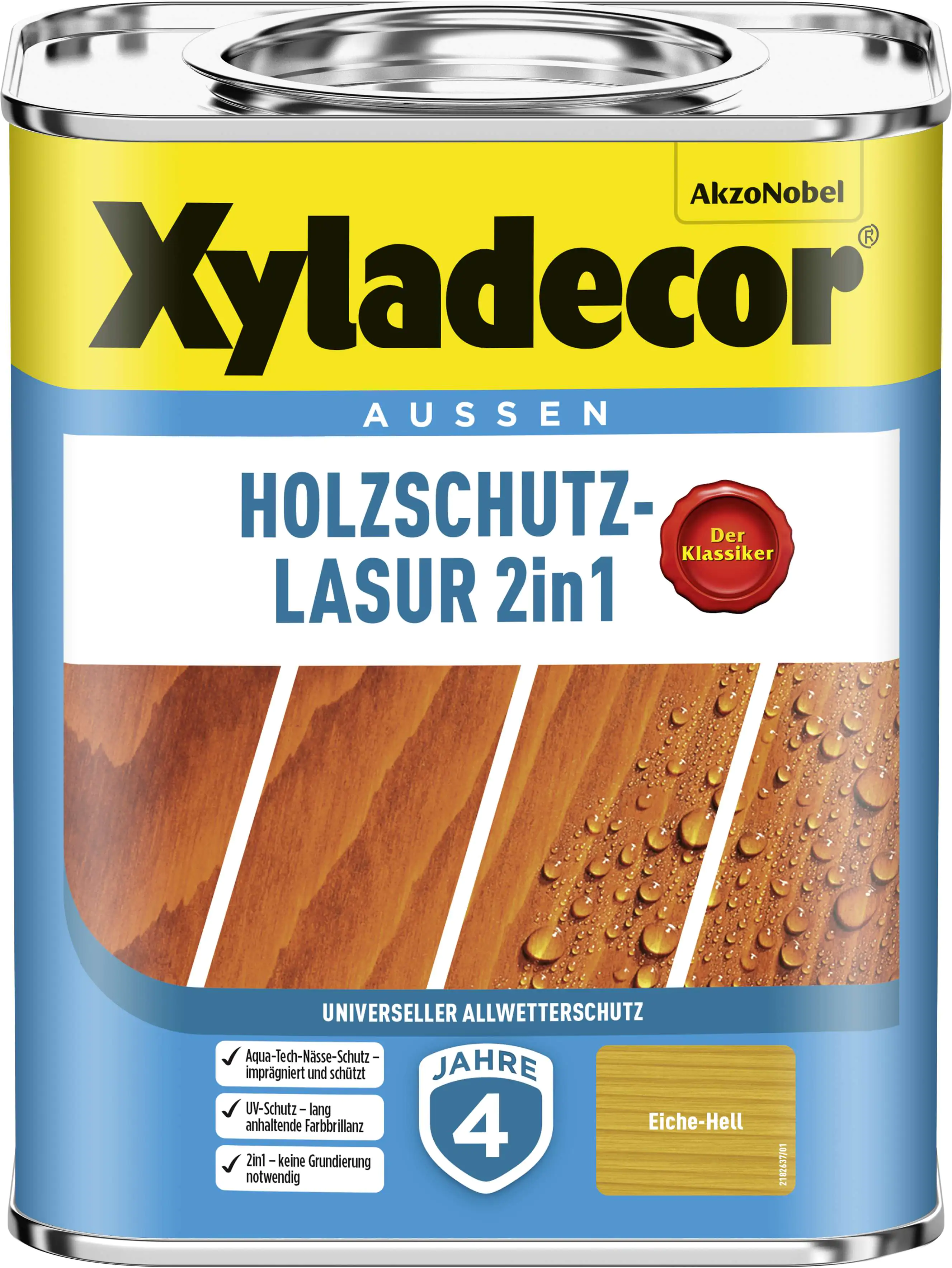 Xyladecor Holzschutzlasur 750 ml eiche hell 2in1 Xyladecor Holzschutzlasur 750 ml eiche hell 2in1