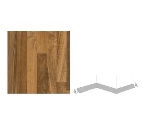 Getalit Endkappen Plus 35 x 25 x 15 mm, Butcherblock-Optik