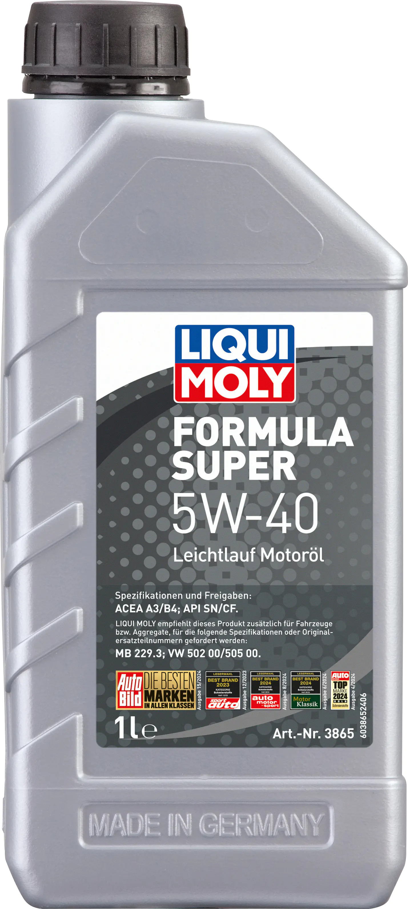 Liqui Moly Motoröl Formula Super 5W-40LL 1 L