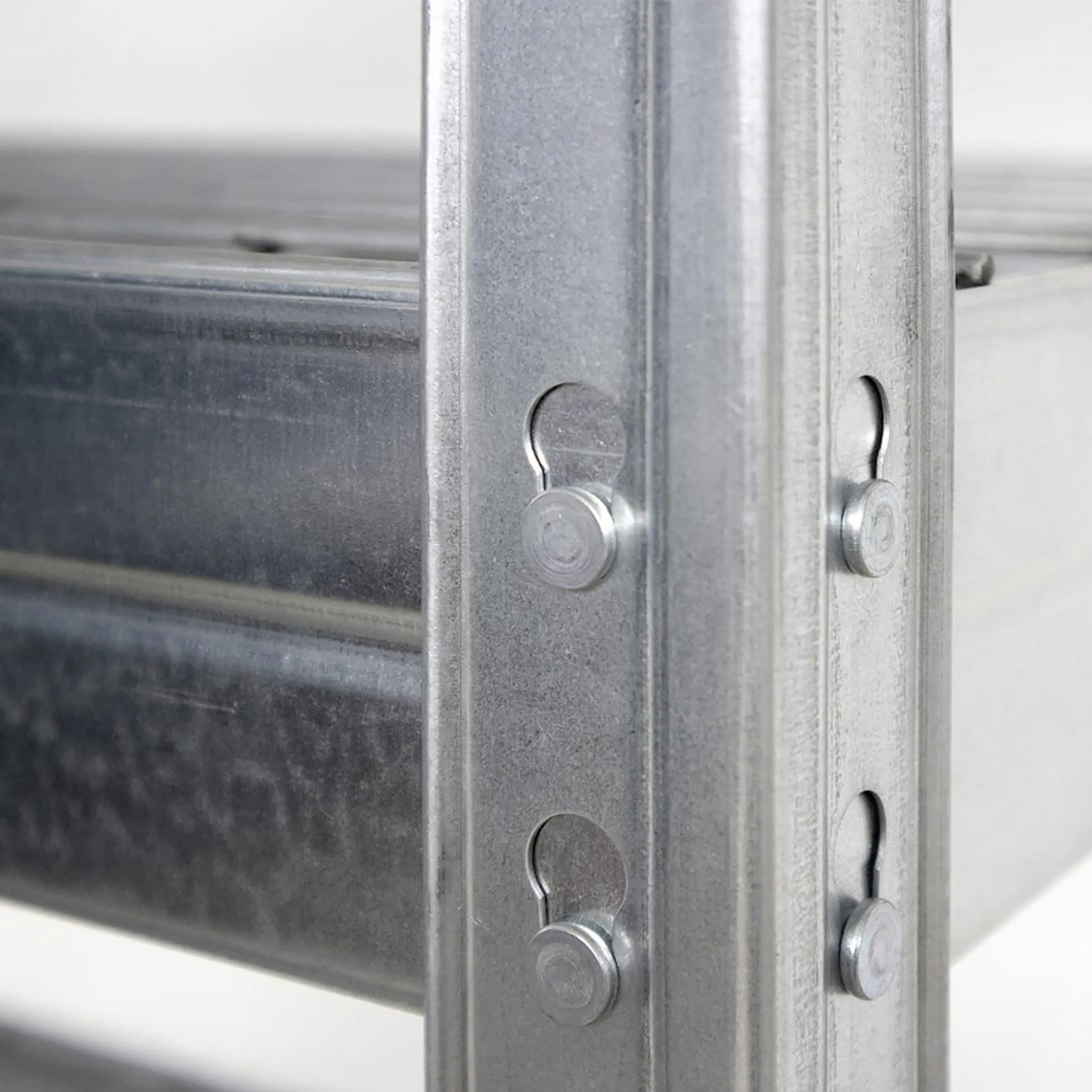 Ar Shelving Schwerlastregal Rivet Wire verzinkt 180 x 90 cm 5 Stahlgitterböden 1000 kg