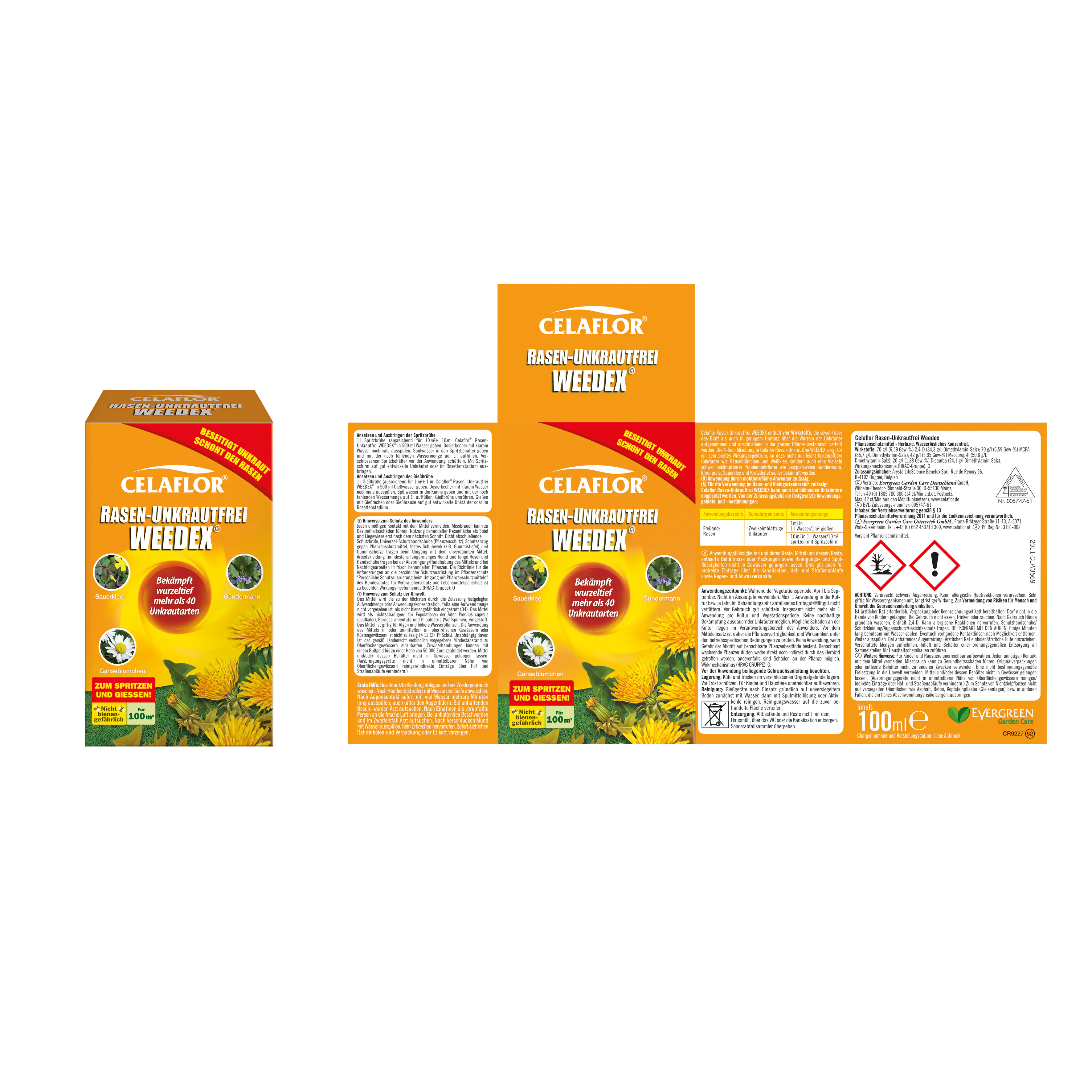 Celaflor Rasen-Unkrautfrei Weedex 100 ml Celaflor Rasen-Unkrautfrei Weedex 100 ml