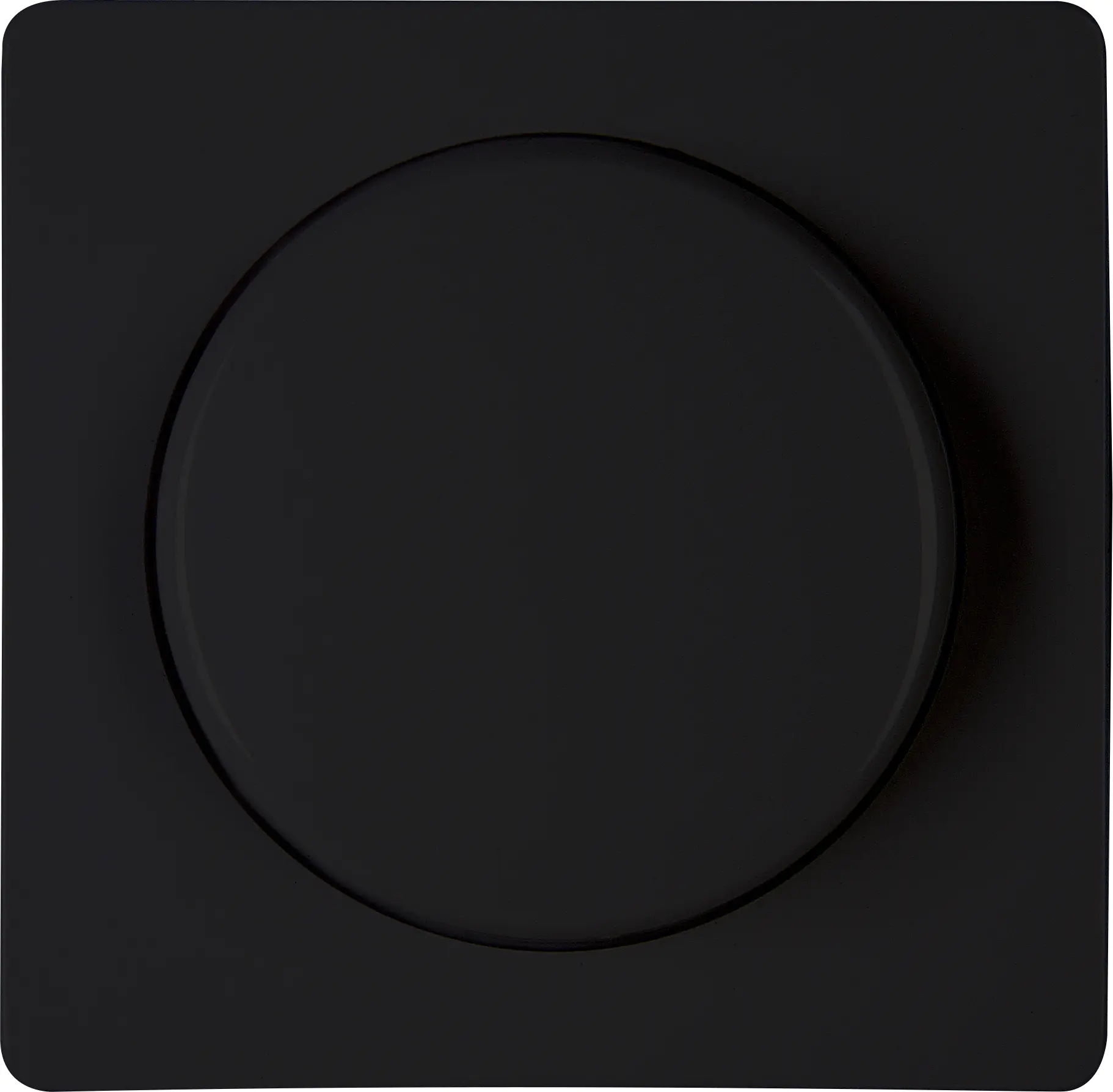 Kopp Abdeckung Druck-Wechseldimmer Paris schwarz matt, 373132186 Kopp Abdeckung Druck-Wechseldimmer Paris schwarz matt, 373132186