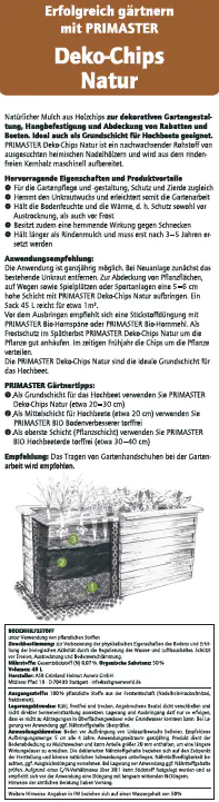 Primaster Deko - Holzchips Natur 45 L Primaster Deko - Holzchips Natur 45 L