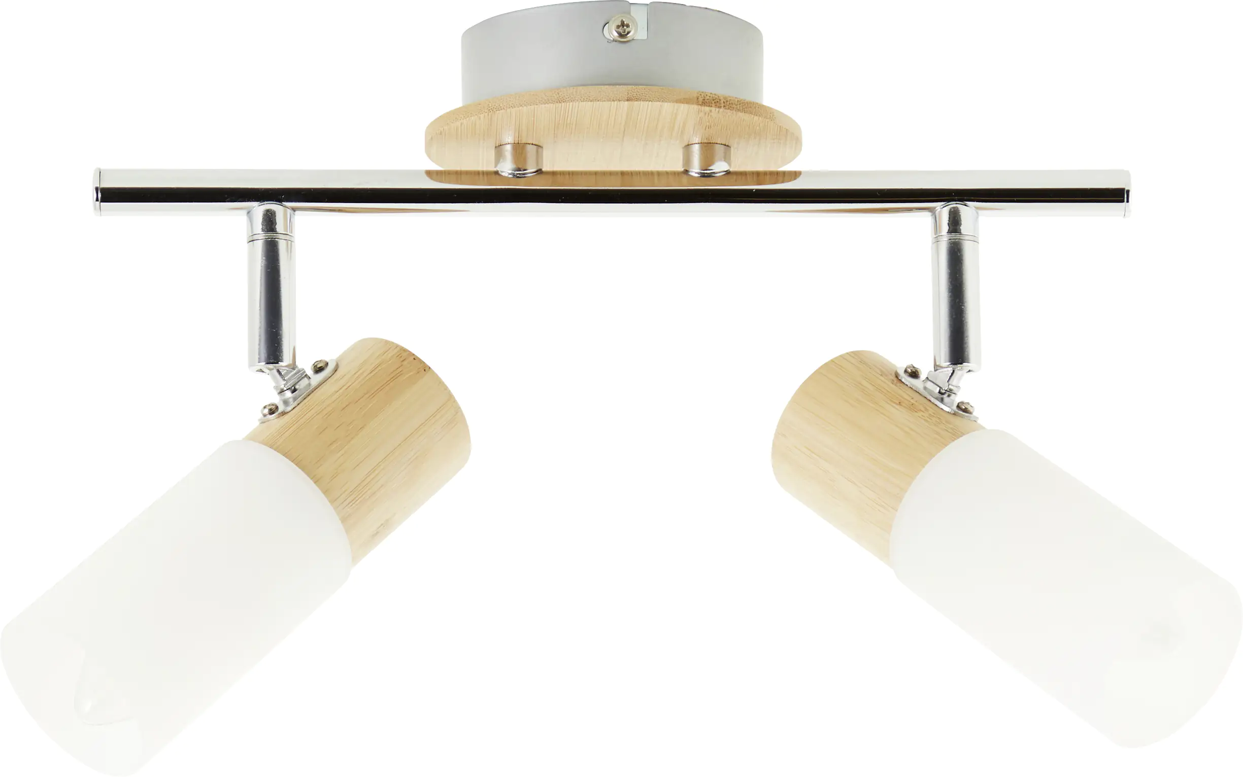 Brilliant 2er Spot Babsan holz hell-weiß 27,5 x 18 cm E14 Brilliant 2er Spot Babsan holz hell-weiß 27,5 x 18 cm E14