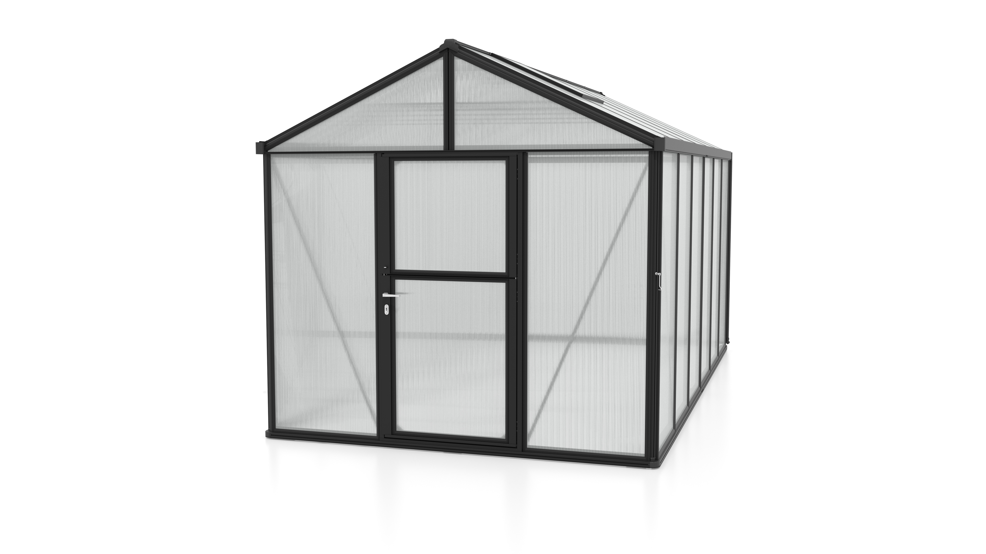 Vitavia Gewächshaus-Set Zeus 11900 HKP 16 mm schwarz 266 x 473 cm 