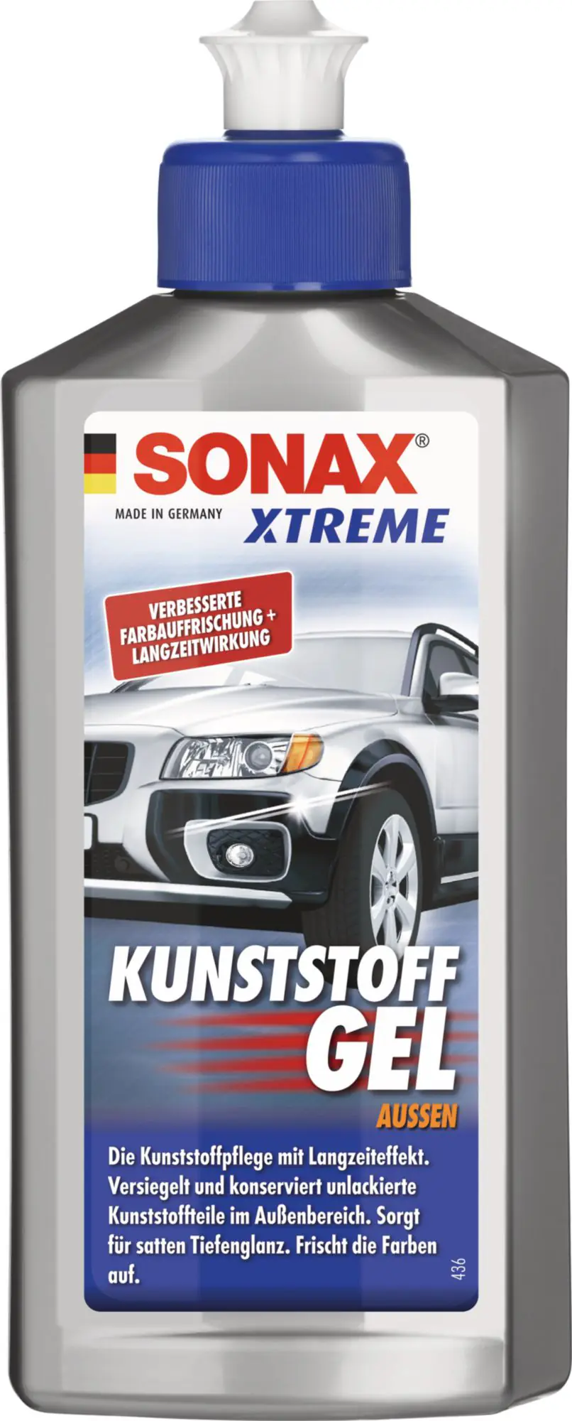 Sonax Kunststoffgel Xtreme Fahrzeugpflege für Außen 250 ml