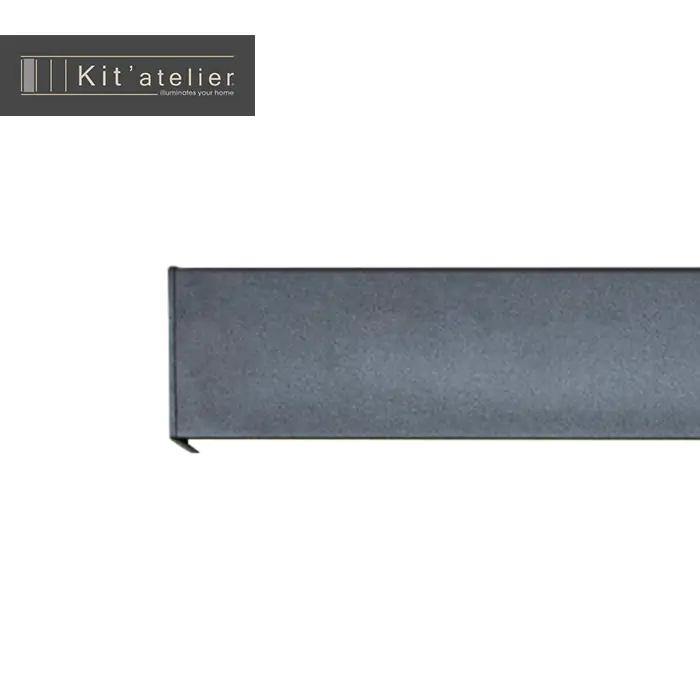 Schiebetürsystem Laufschiene 195 cm schwarz