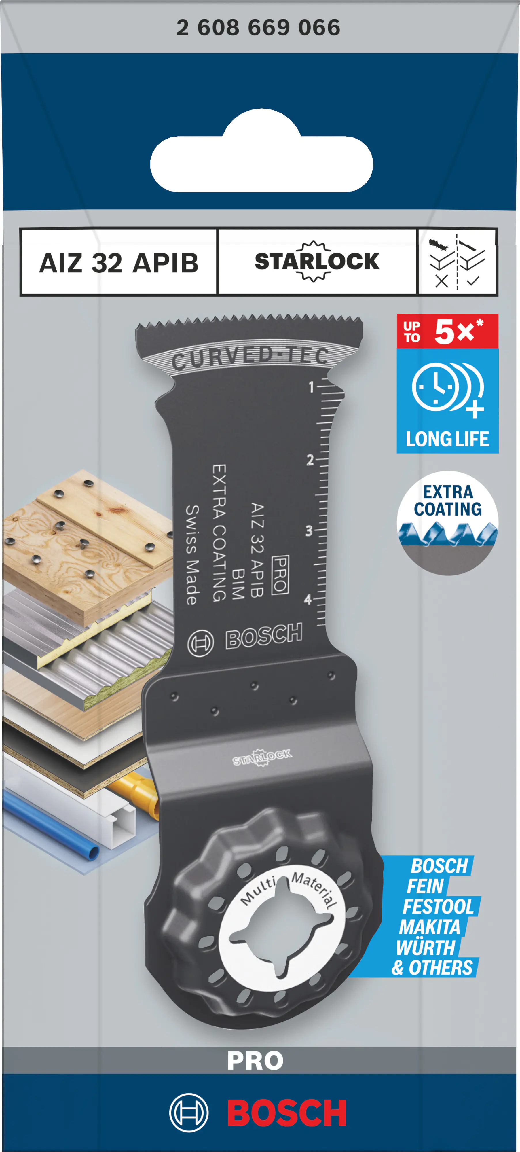 Bosch PRO AIZ 32 APIB Sägeblatt für Multifunktionswerkzeuge 32 x 50 mm Bosch PRO AIZ 32 APIB Sägeblatt für Multifunktionswerkzeuge 32 x 50 mm