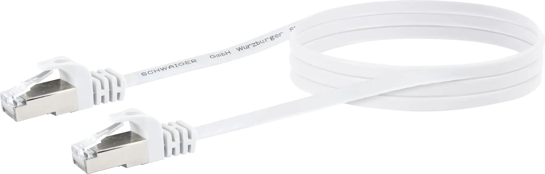Schwaiger CAT 6 Netzwerkflachkabel (U/FTP) 3 Meter, weiß Schwaiger CAT 6 Netzwerkflachkabel (U/FTP) 3 Meter, weiß