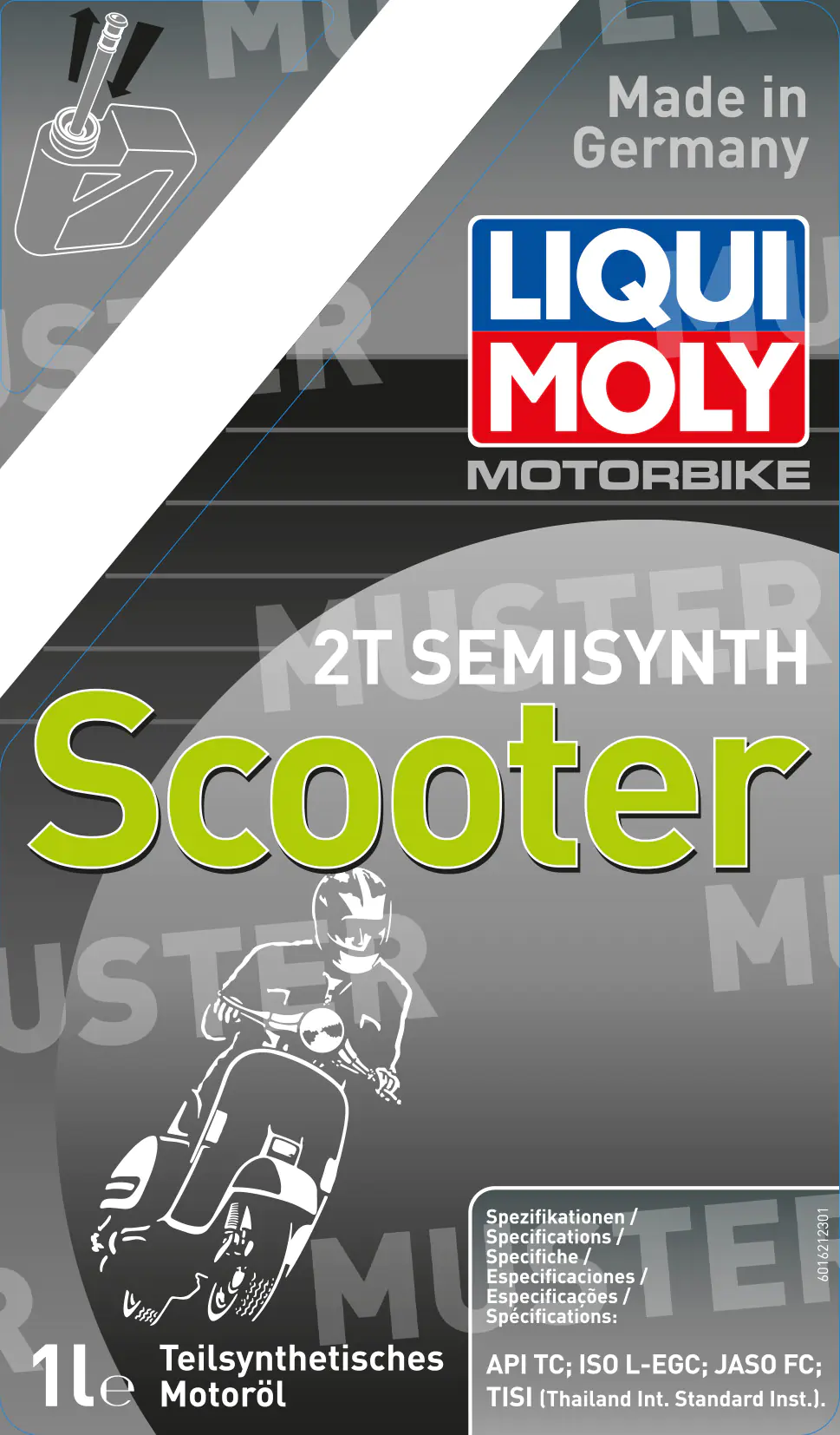 Liqui Moly 2-Takt Motoröl 2T Semisynth Scooter Street 1 L Liqui Moly 2-Takt Motoröl 2T Semisynth Scooter Street 1 L