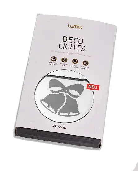 Krinner Lumix LED Deko Light Glocke, LED, Ø 10 cm