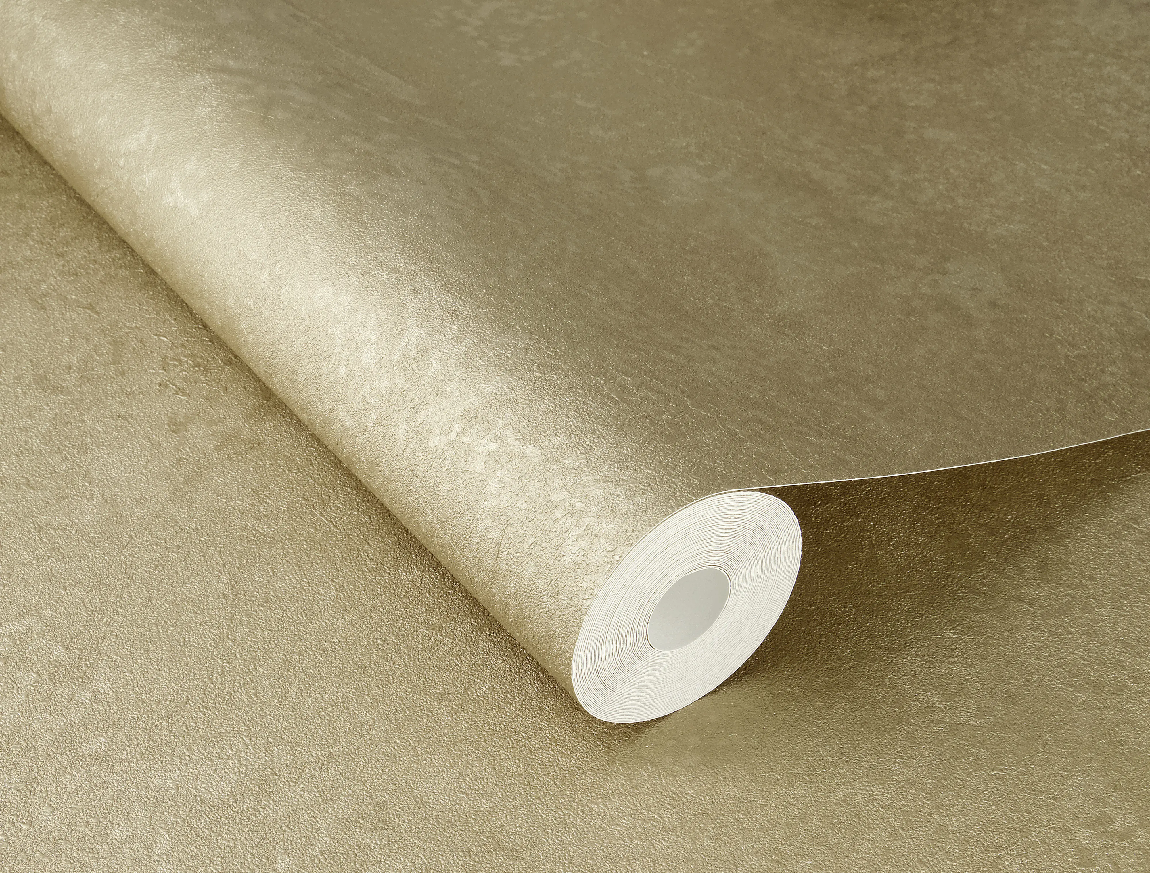 Rasch Vliestapete 315196 Gold-Mattgold Uni 10,05 m x 0,53 m