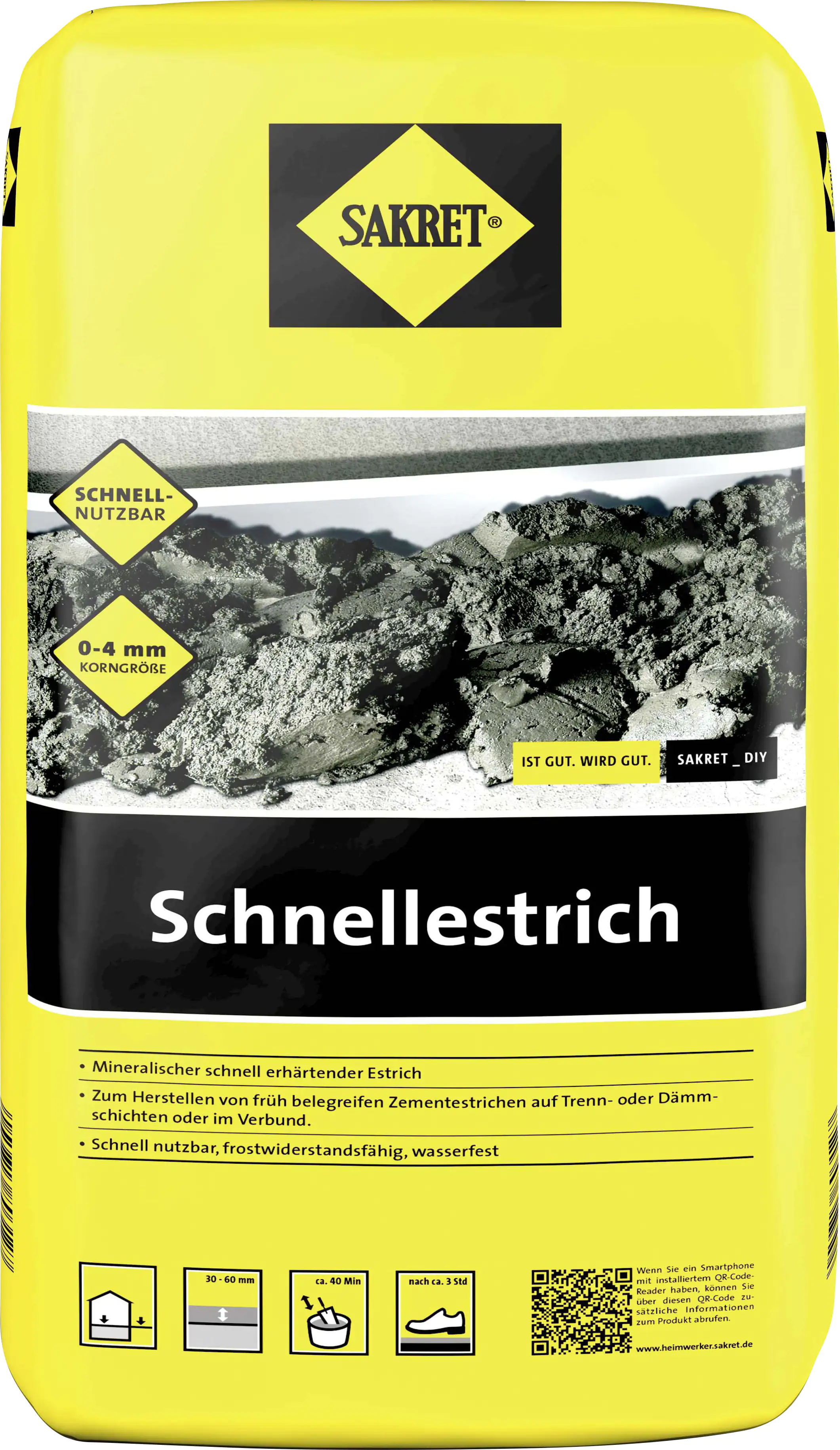 Sakret Schnellestrich 30 kg Sack Sakret Schnellestrich 30 kg Sack
