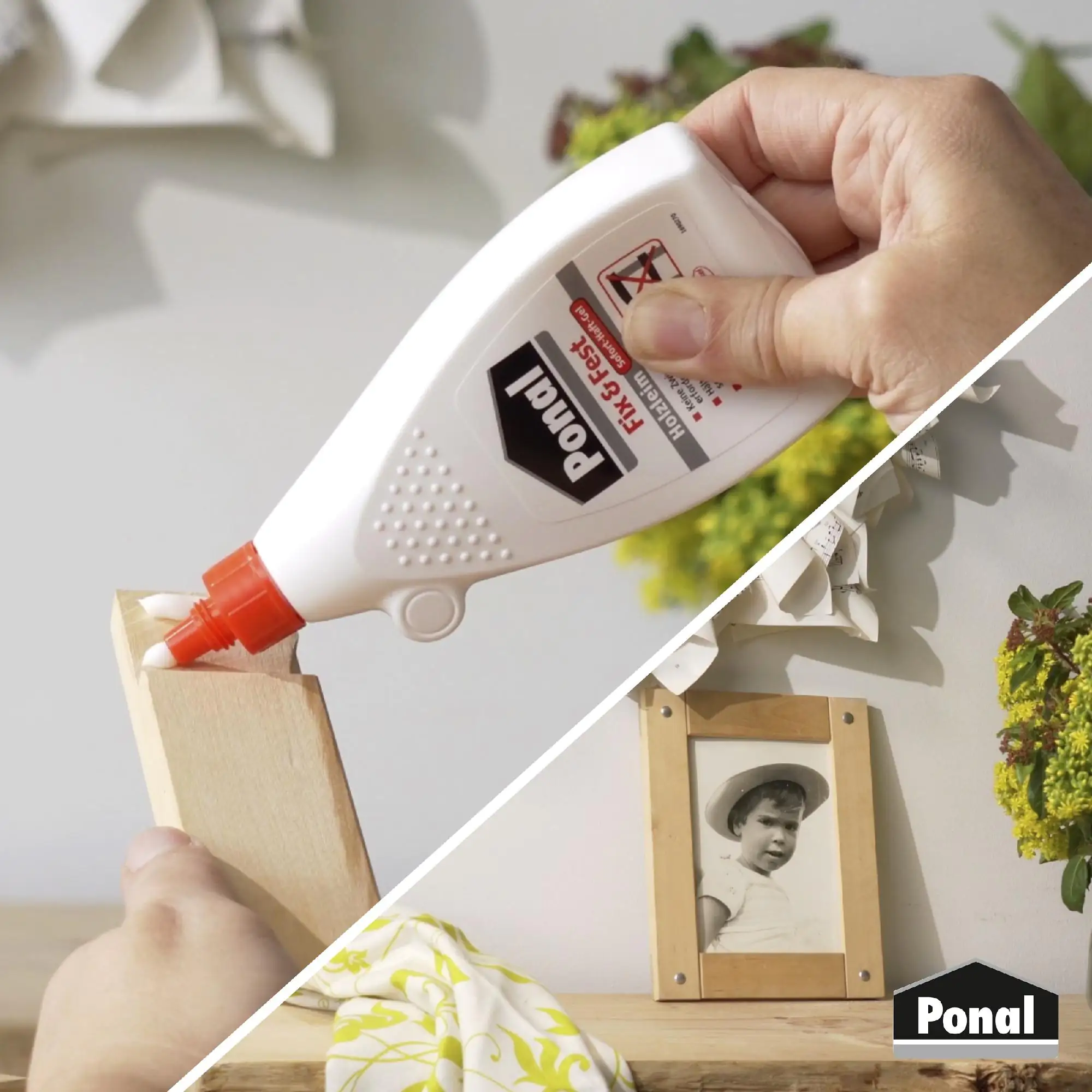 Ponal Holzleim Fix & Fest 500 g Flasche, trocknet transparent Ponal Holzleim Fix & Fest 500 g Flasche, trocknet transparent