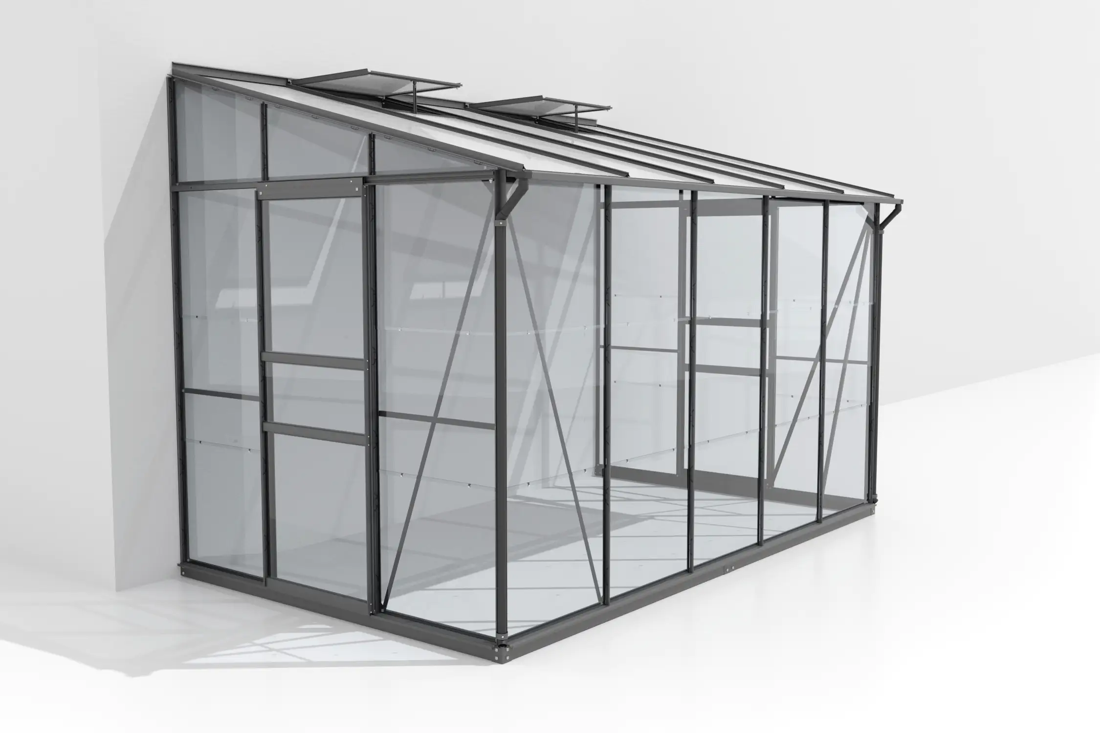 Vitavia Anlehngewächshaus Osiris 6500 190 x 317 cm 3 mm Sicherheitsglas