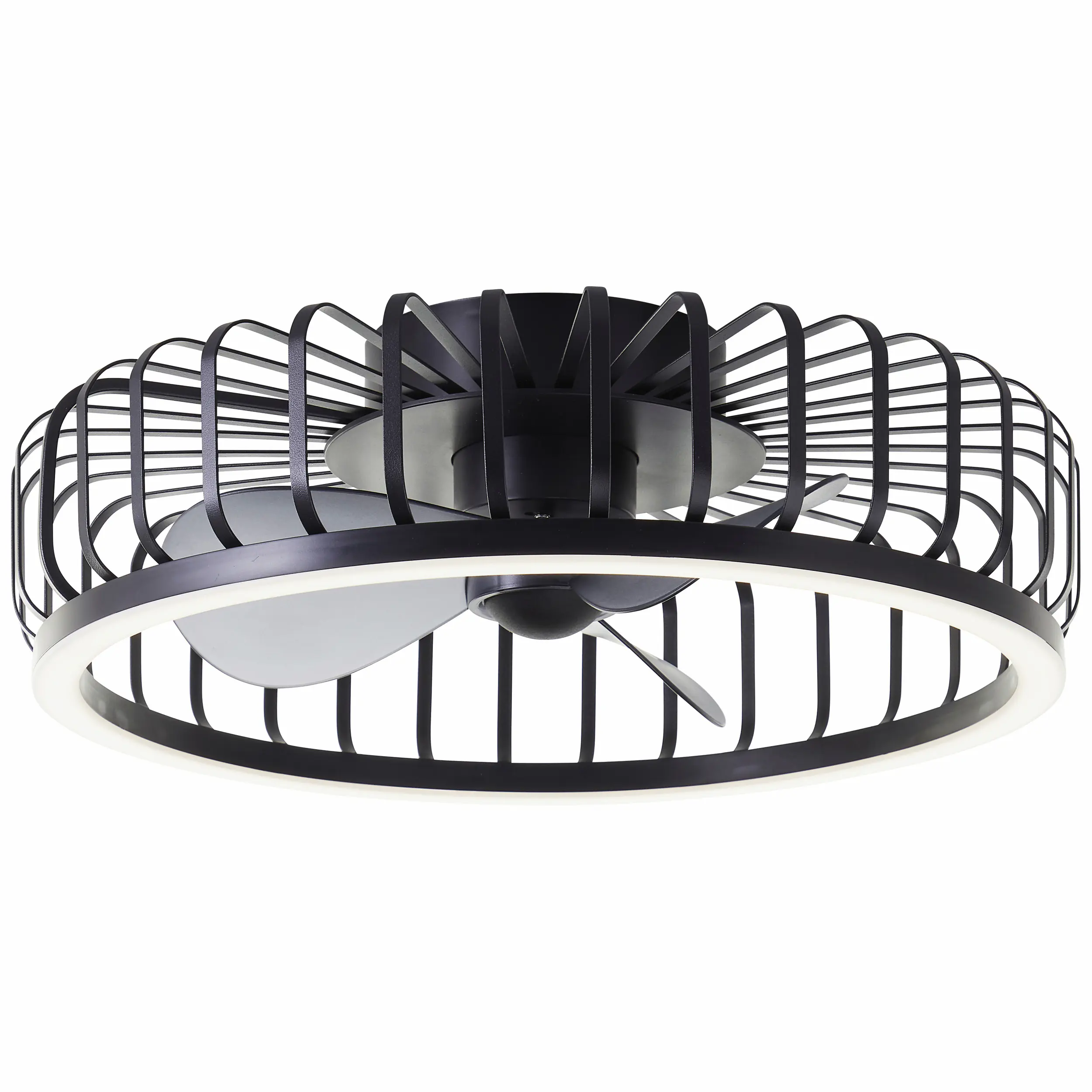 Brilliant LED  Deckenventilator Capo Ø 48 cm 36 W schwarz