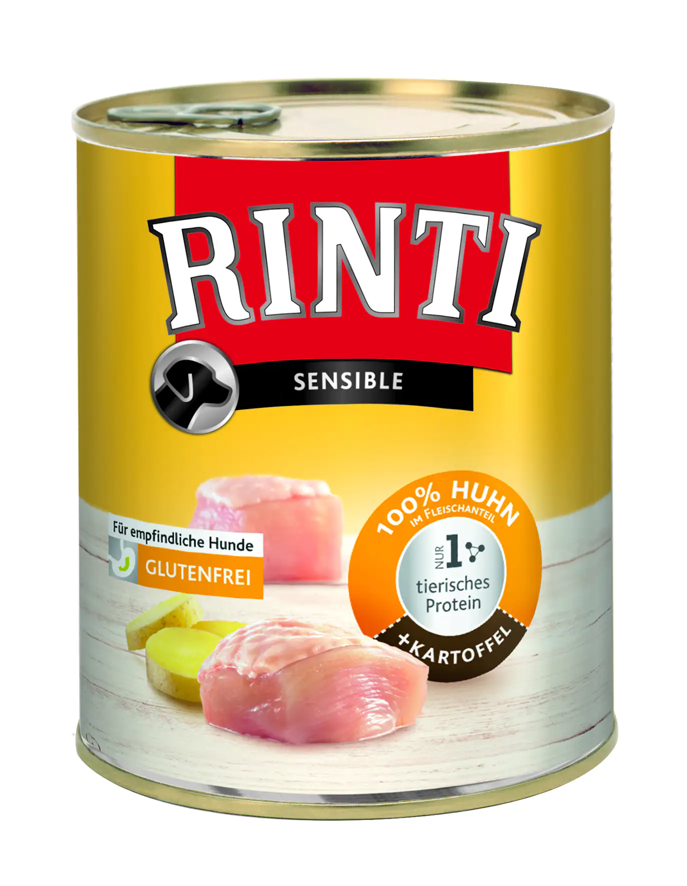 Rinti Sensible Hundenassfutter Huhn & Kartoffel 800 g Adult Rinti Sensible Hundenassfutter Huhn & Kartoffel 800 g Adult