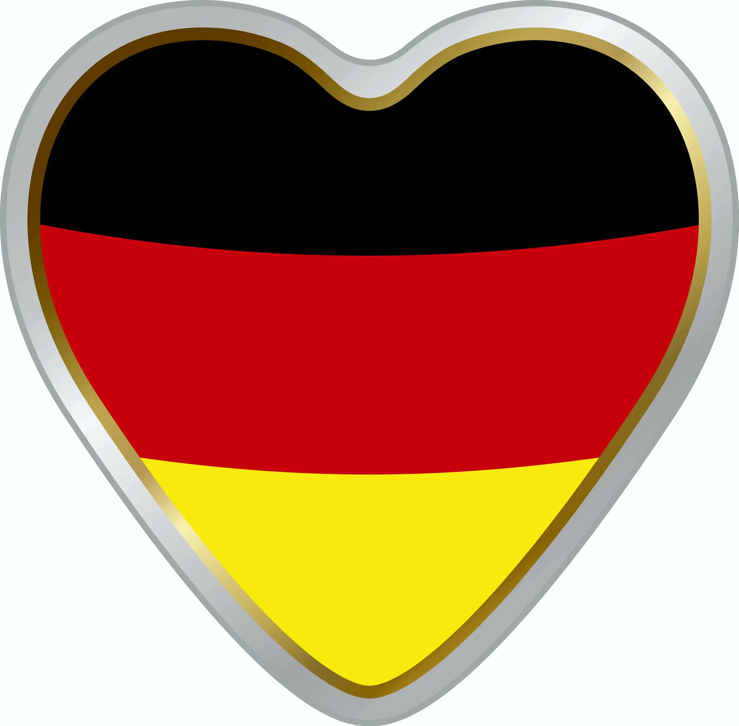 4002341241421 Hermann Schütz Aufkleber Herz Deutschland Dimension 40x40mm