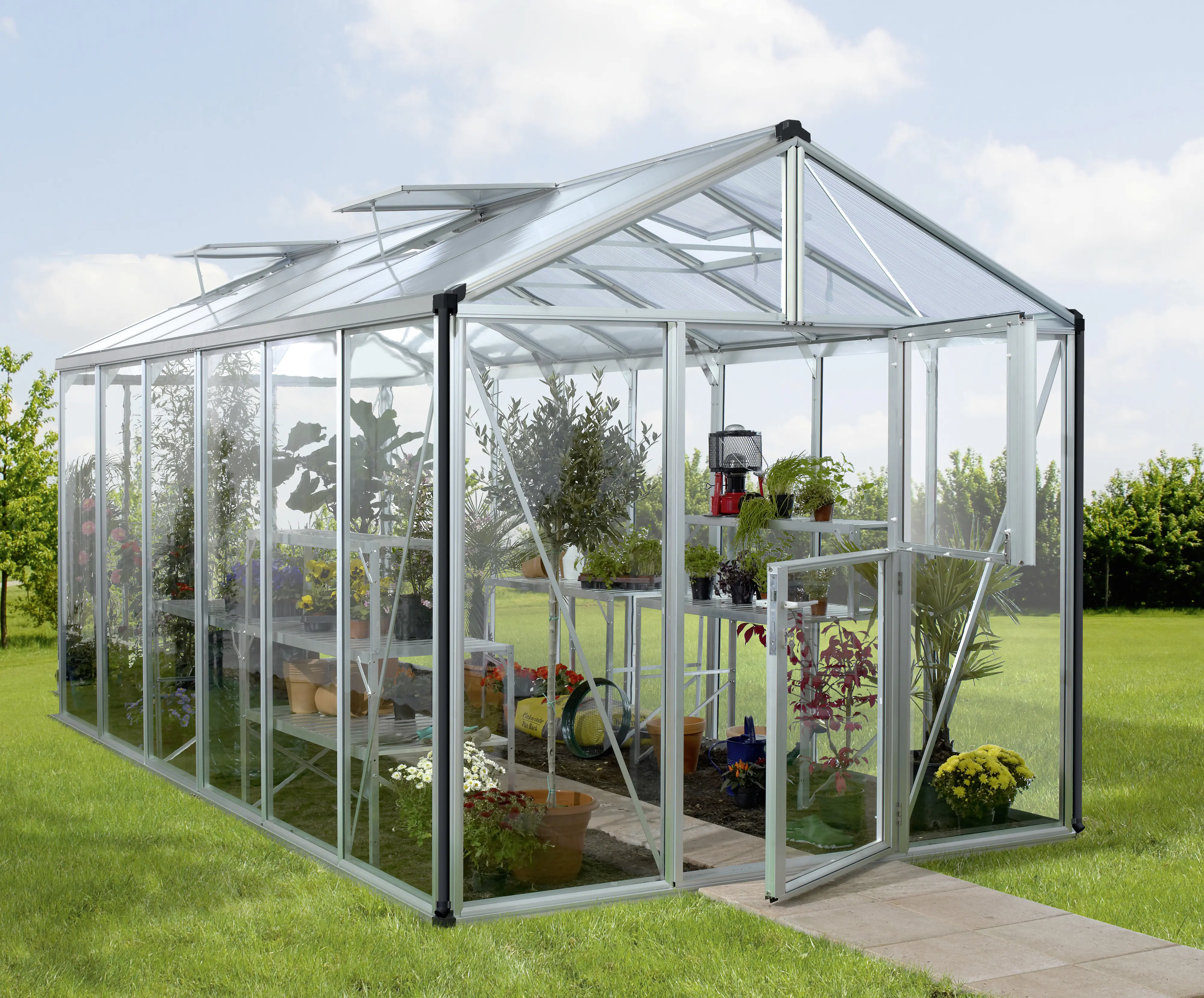 Vitavia Gewächshaus Zeus 11900 266 x 473 cm 3 mm Sicherheitsglas