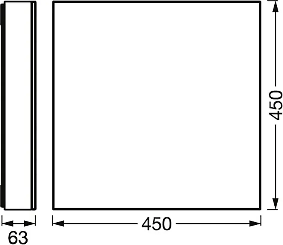Ledvance LED Panel Planon Smart+WiFi weiß 45 x 45 cm