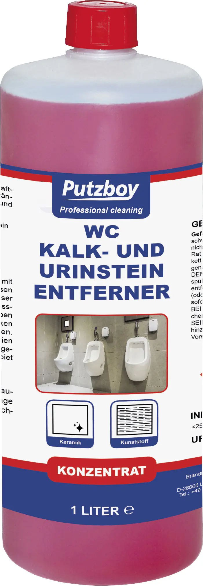 Putzboy WC Kalk-& Urinstein Entferner 1 Liter