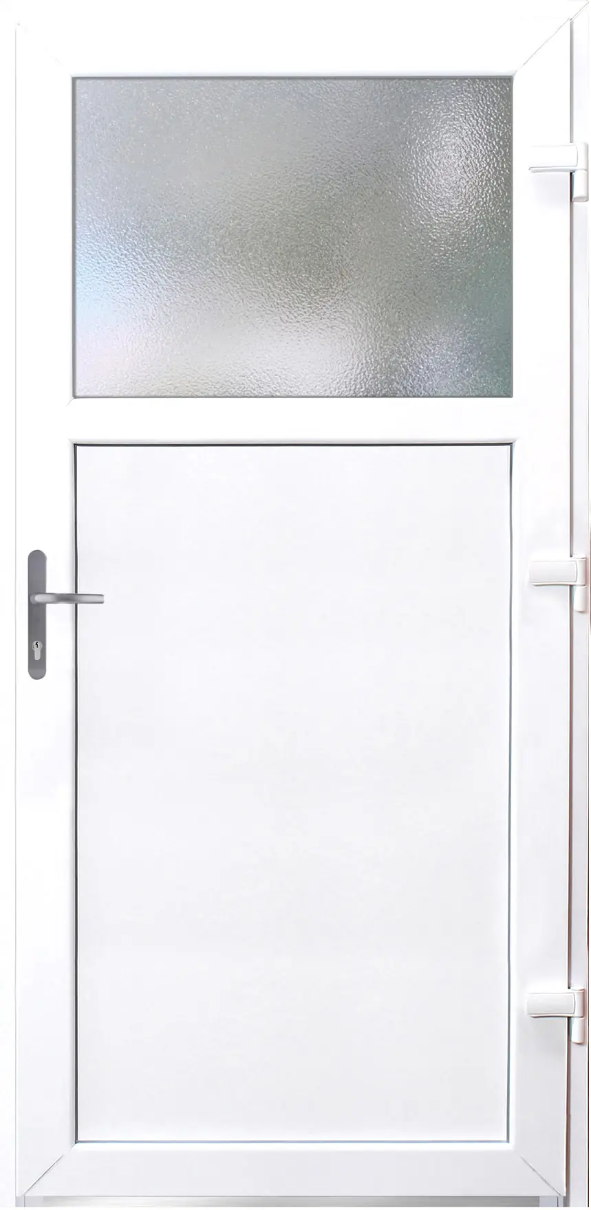 Panto Nebeneinganstür Kunststoff Modell K504 98 x 198 cm DIN links weiß Panto Nebeneinganstür Kunststoff Modell K504 98 x 198 cm DIN links weiß