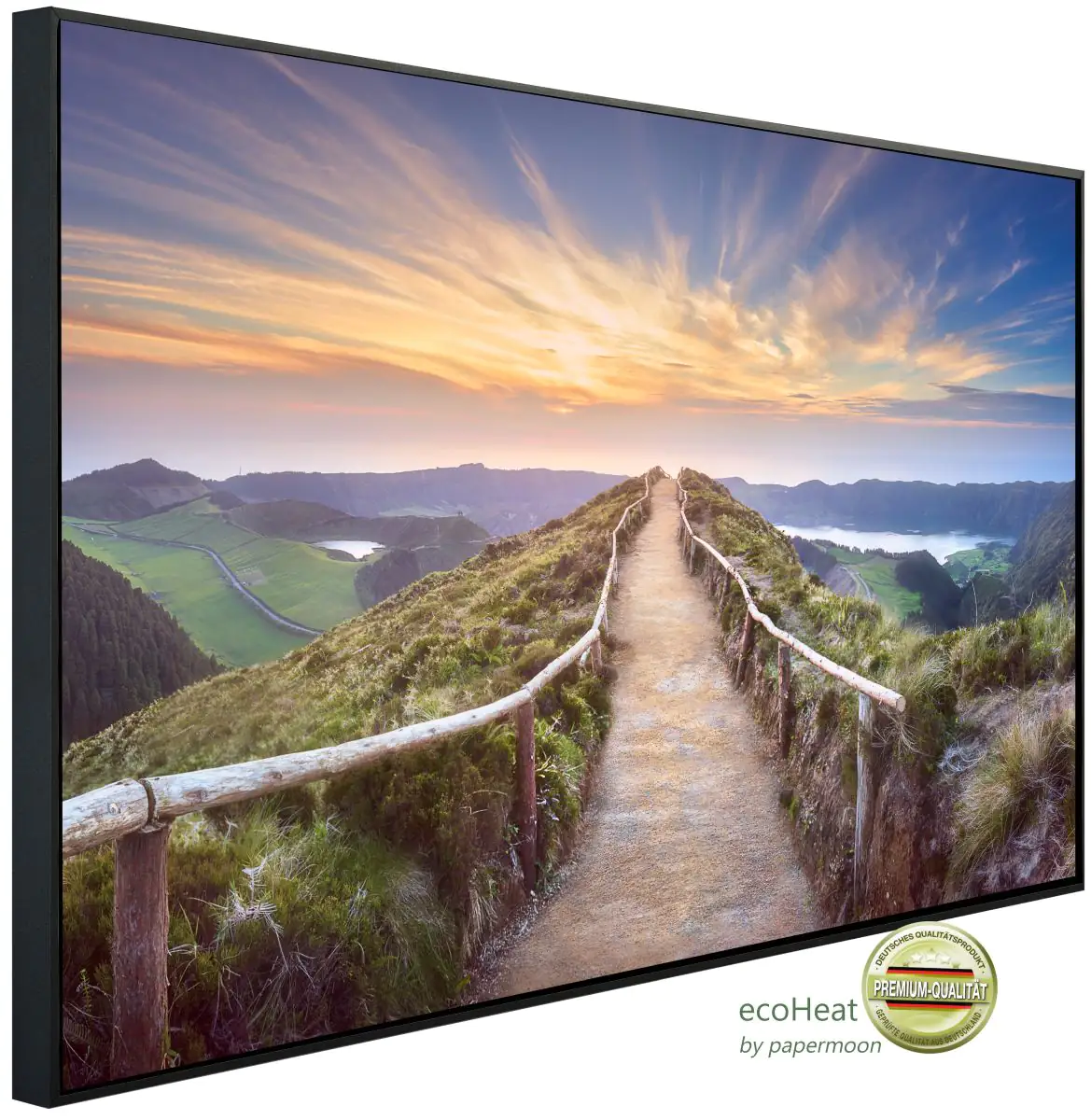 papermoon Infrarotheizkörper EcoHeat 90x120 cm 1200 Watt, Delgada Ponta