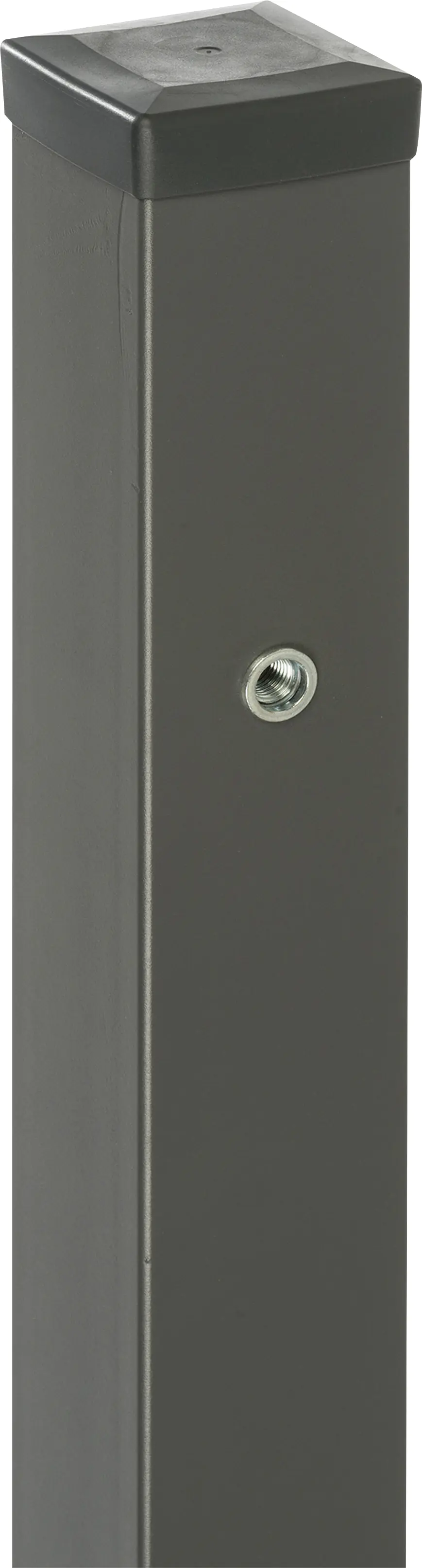 Polbram Torpfosten 70 x 70 (200cm) Abstand 76 cm passend nur für LEAN 120  verzinkt anthrazit 