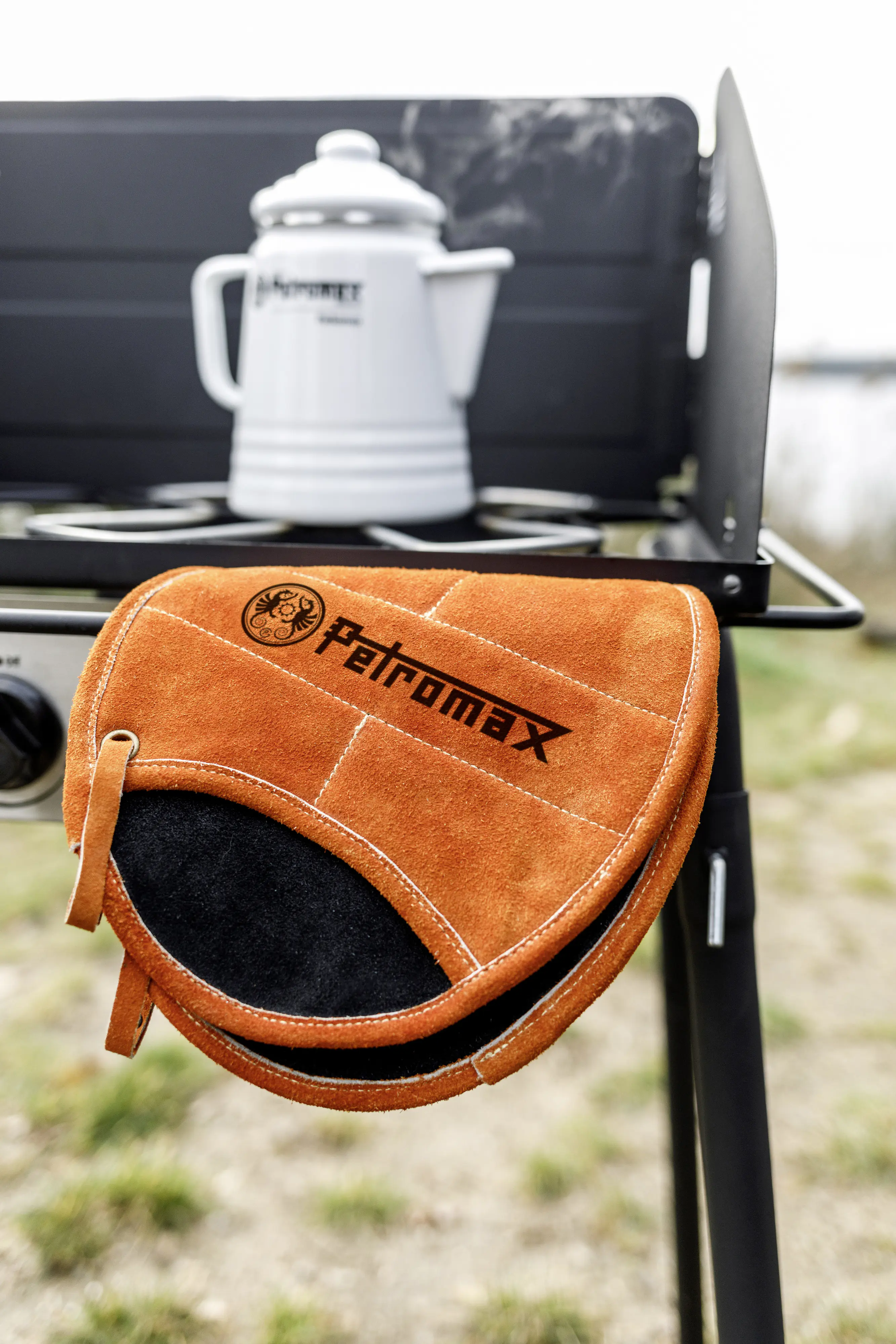 Petromax Topflappen Aramid Pro 300 mit Eingriff 2 Stk. Orange