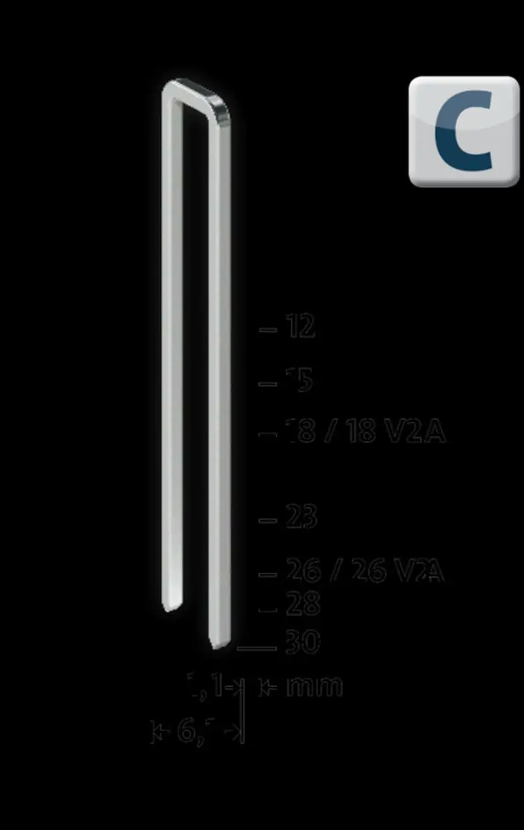 4009729002384_11 Novus Tackerklammer Typ C 4 23 mm 1100 Stück Schmalrückenklammer