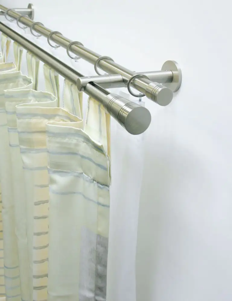 Gardinia Endknopf Apollo zu Stilprogramm Chicago, Ø 20 mm edelstahl-optik