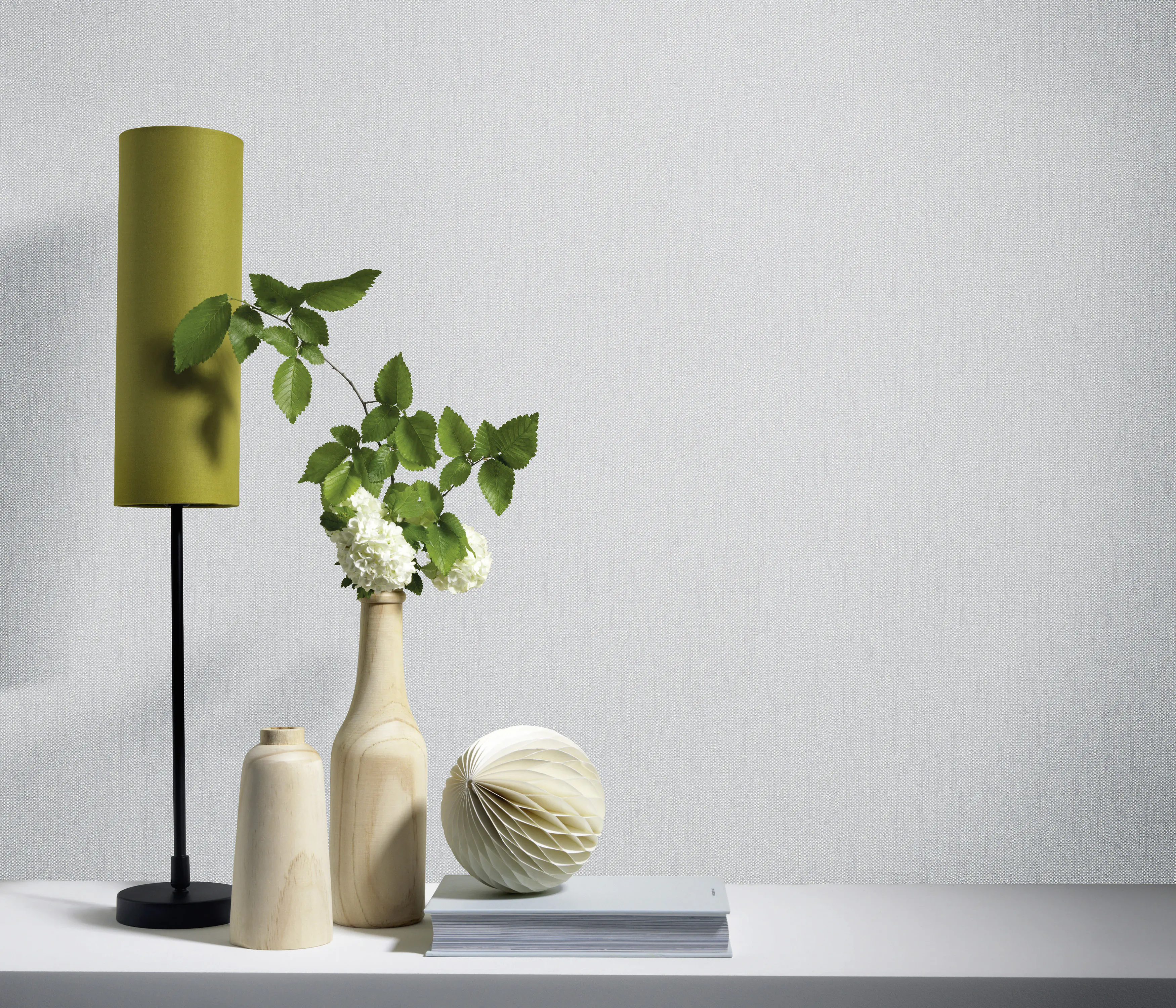 Erismann Vliestapete Uni grau 10,05 x 0,53 m