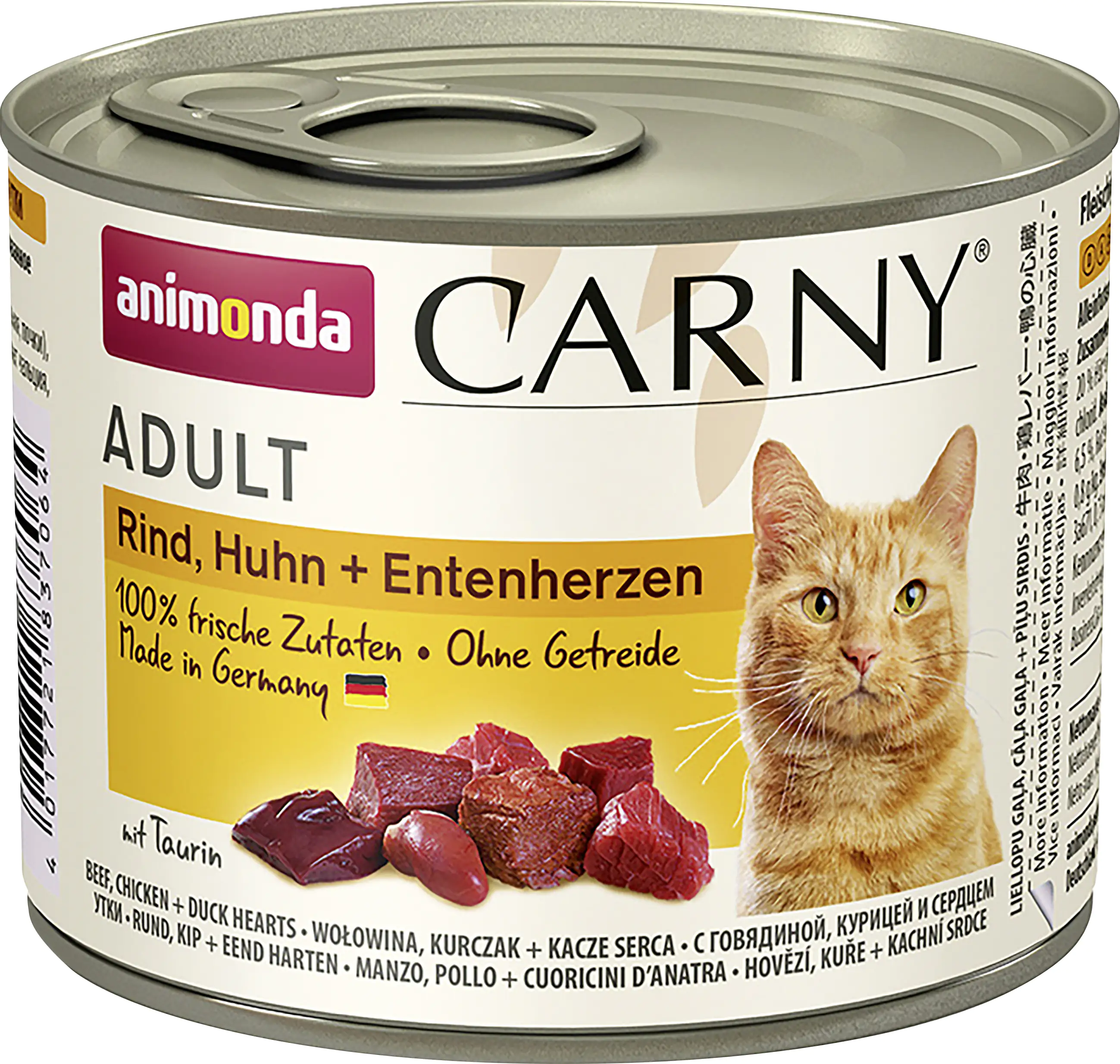 Animonda Carny Adult Rind Huhn + Entenherzen 200 g