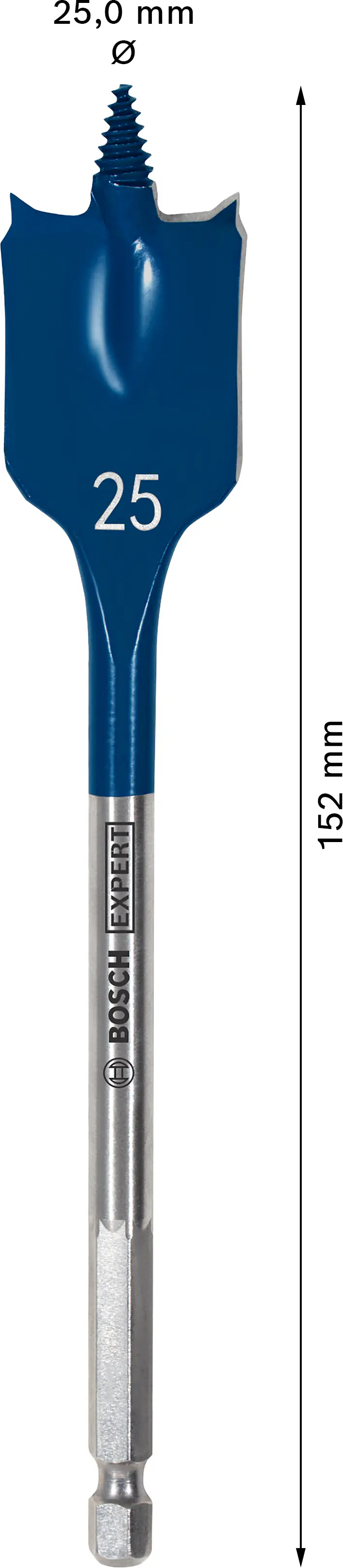 Bosch Expert Self Cut Speed Flachfräsbohrer 25 x 152 mm