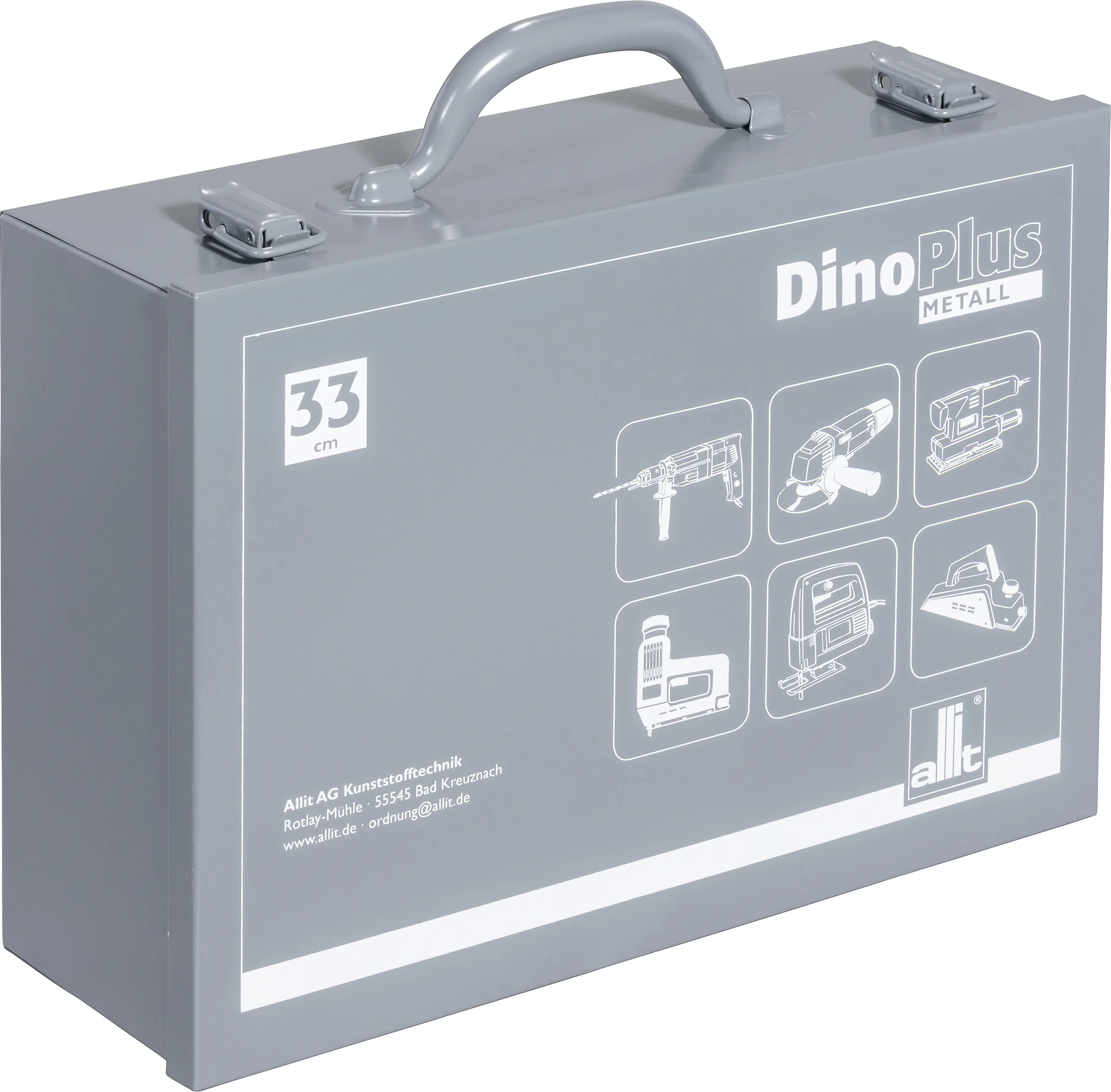 Allit Maschinenkoffer Stahlblech DinoPlus Metall 33