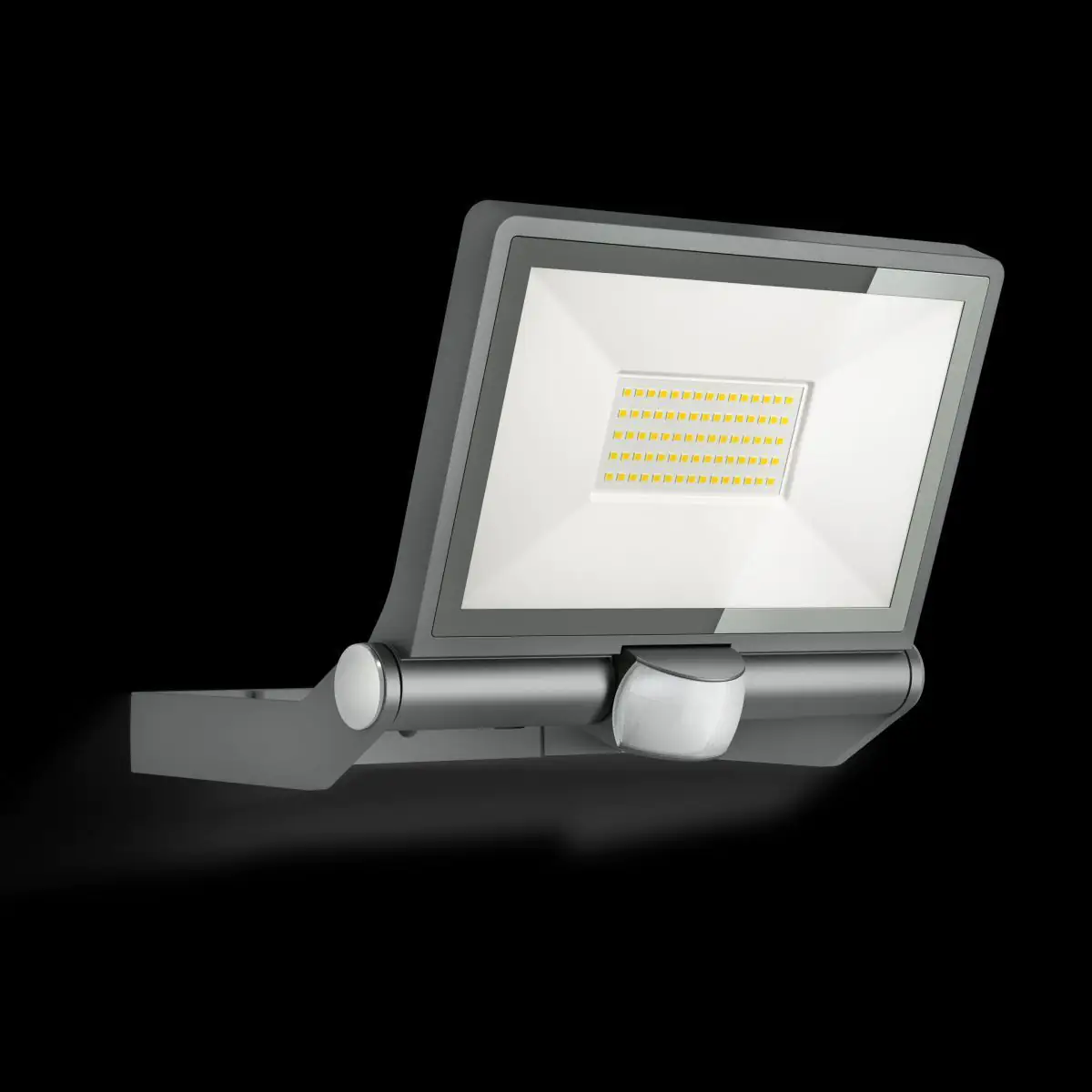 Steinel Strahler XLED ONE XL S Anthrazit mit Bewegungsmelder, schwenkbar