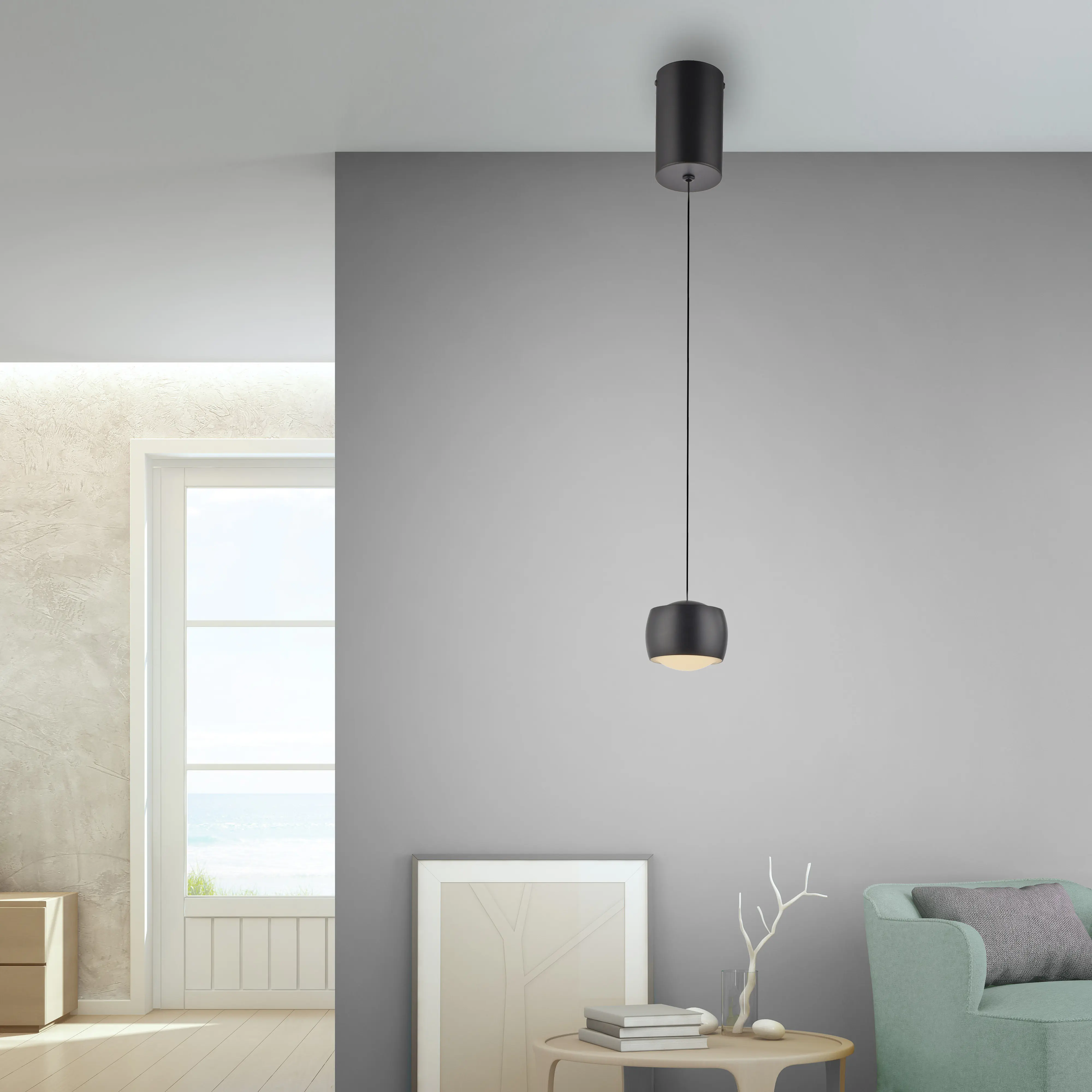 Paul Neuhaus LED Pendelleuchte Ballini 220 cm 5,2 W warmweiß 