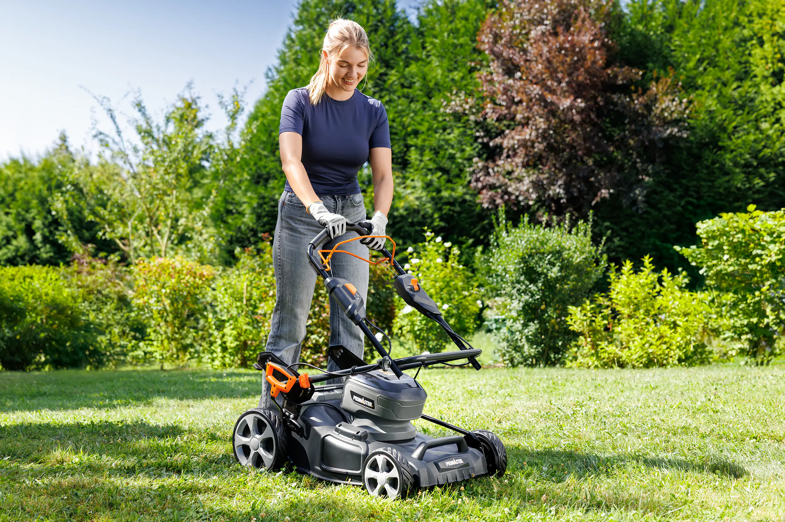 Primaster Akku-Rasenmäher PARM 4046VS 40V 46 cm Schnittbreite Primaster Akku-Rasenmäher PARM 4046VS 40V 46 cm Schnittbreite