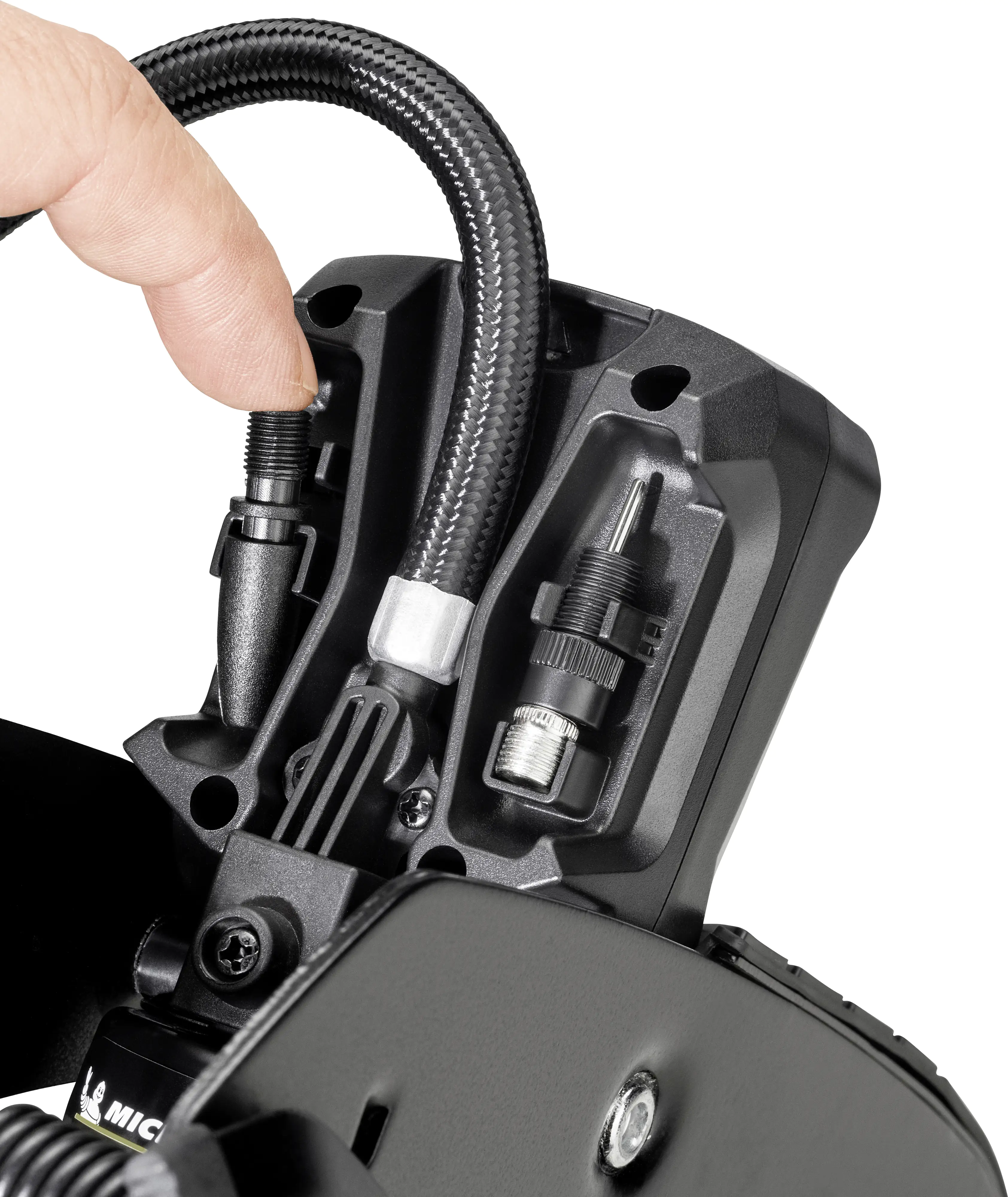 Michelin Einzylinder-Fußluftpumpe digital Michelin Einzylinder-Fußluftpumpe digital