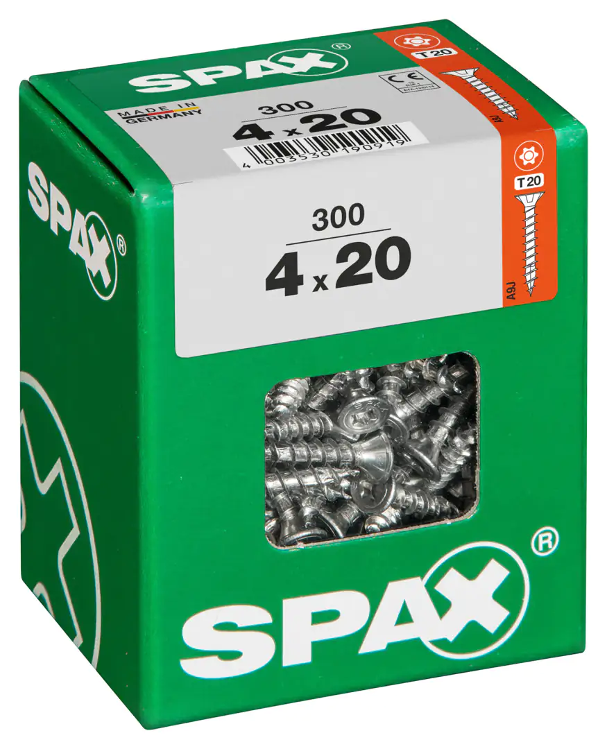Spax Universalschrauben 4.0 x 20 mm TX 20 - 300 Stk.