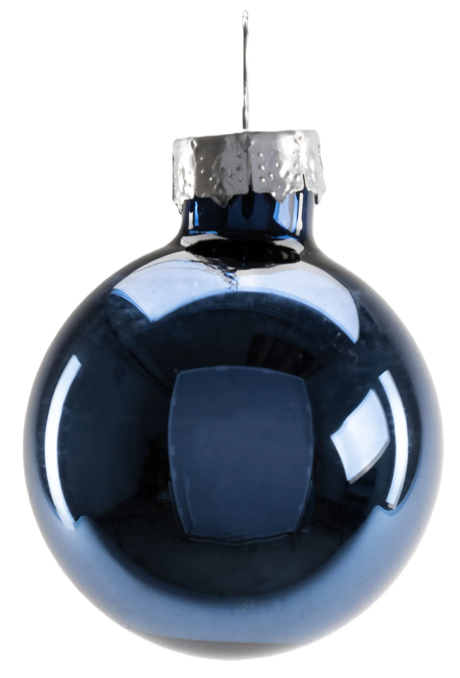 TrendLine Mini-Christbaumkugeln aus Glas Ø 3,5 cm nachtblau 16 Stück
