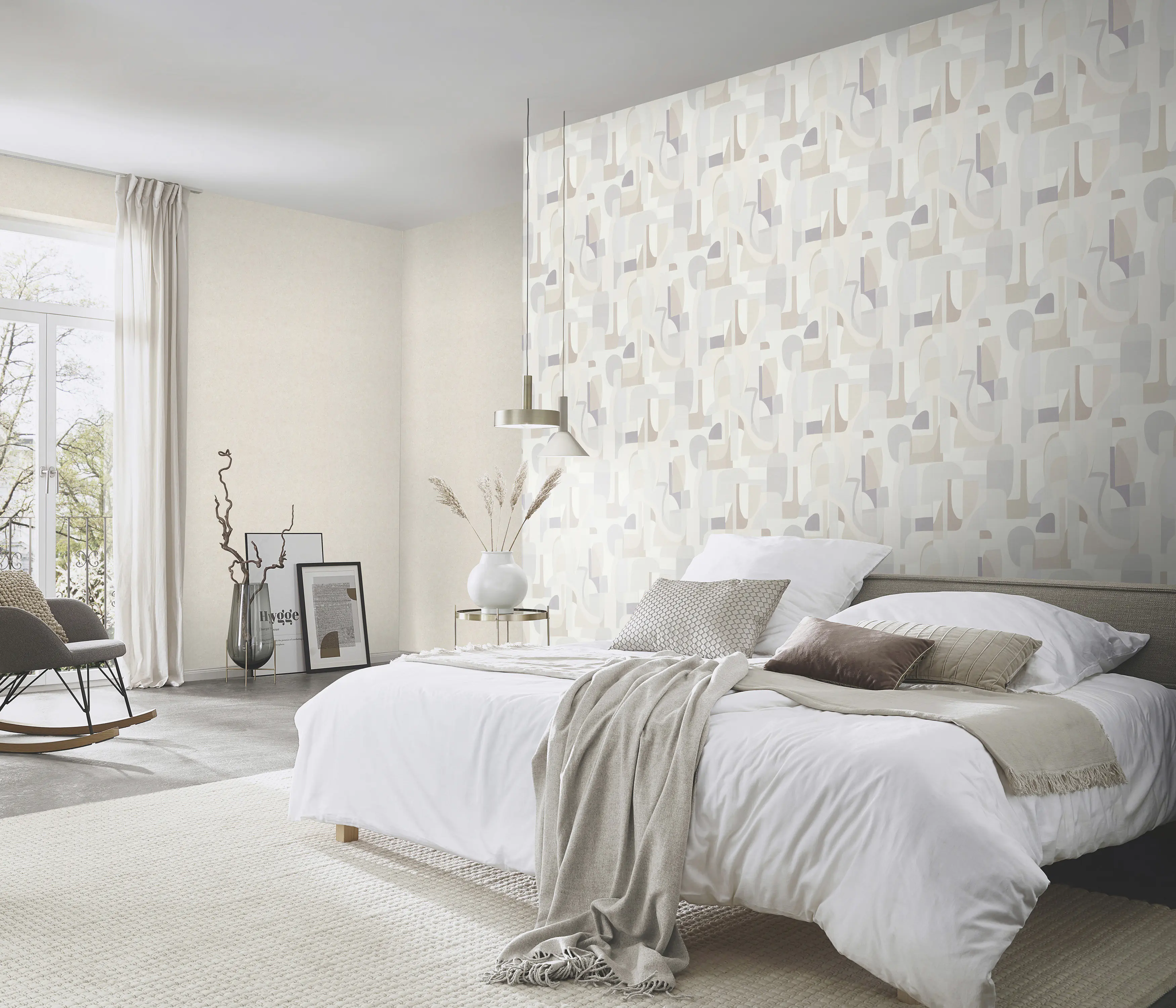 Erismann Vliestapete Fragment Grafisch grau 10,05 x 0,53 m