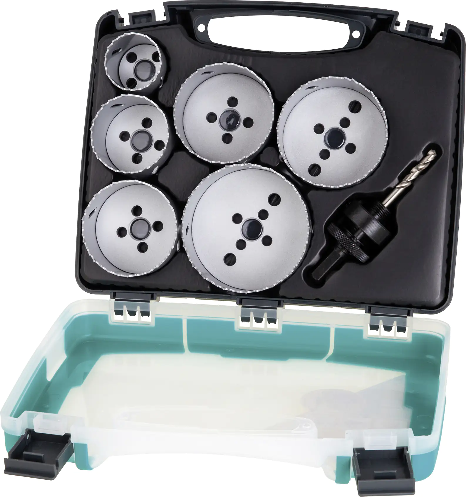 Wolfcraft Lochsägen-Set BiM Elektrizität