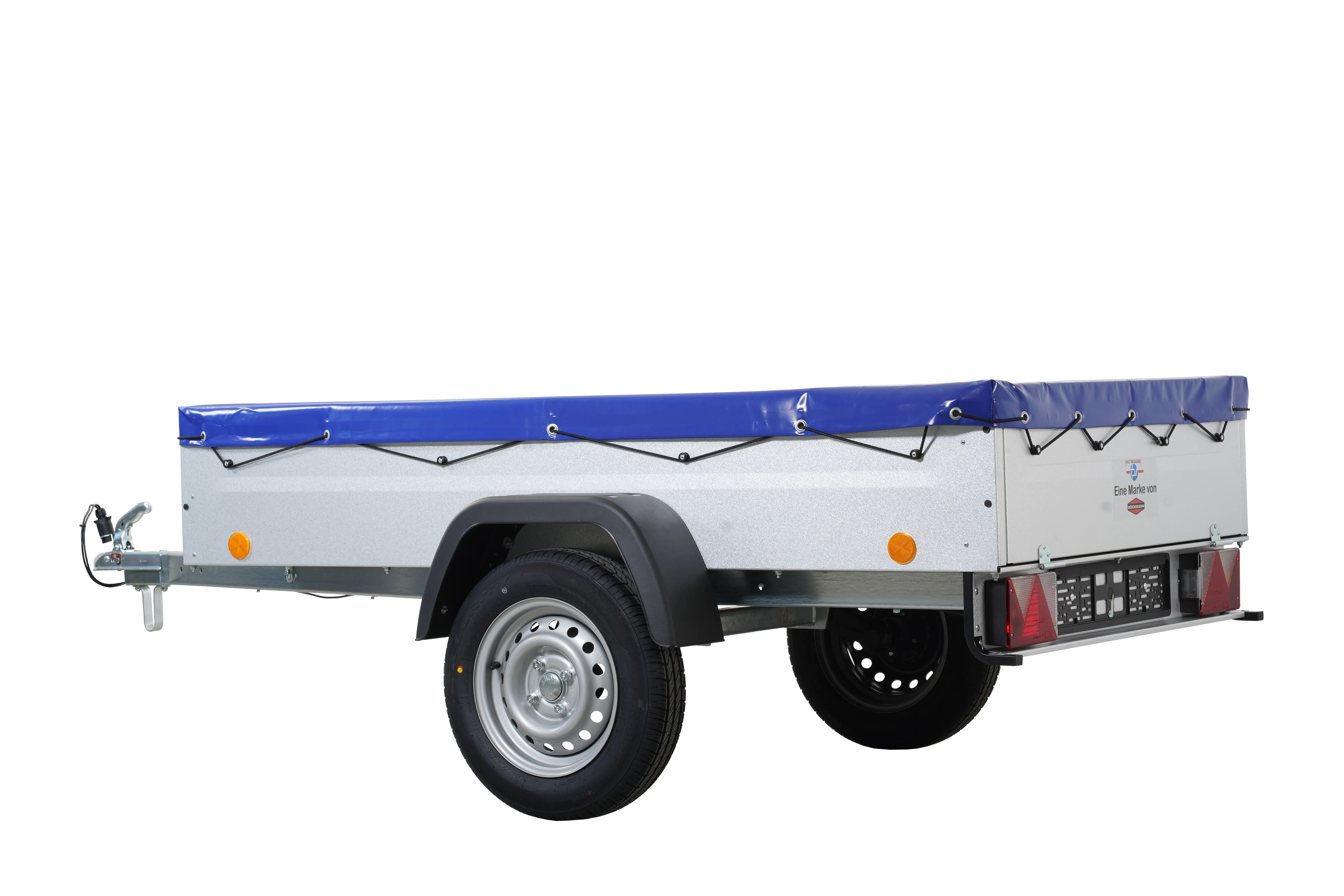 TPV Flachplane blau für Autoanhänger EU2, EU2-AR, EB2