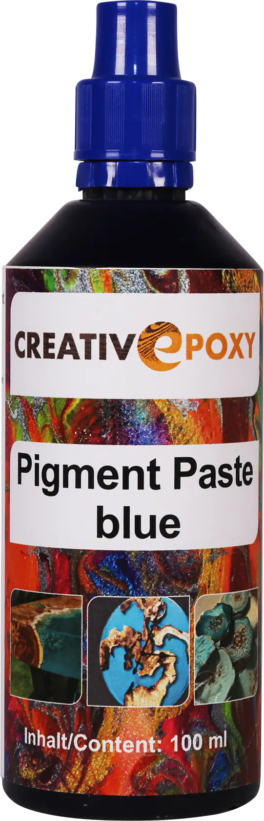 Pigment Paste Blue 100 g Flüssig, transluzent bis volldeckend