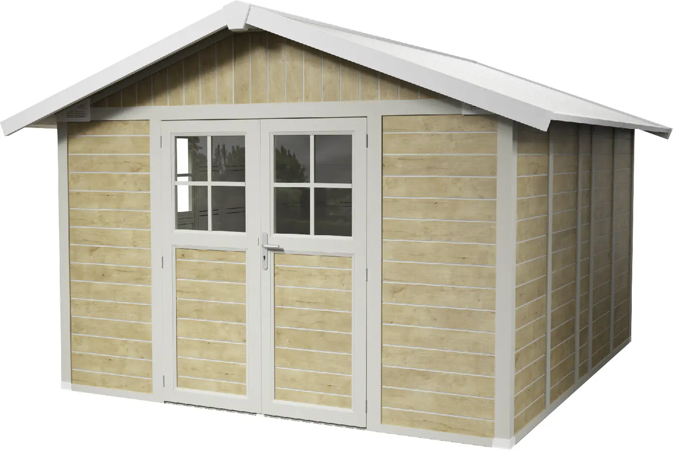 Grosfillex Gartenhaus Deco H 11 370 x 407 cm (inkl. Dachüberstand) Grosfillex Gartenhaus Deco H 11 370 x 407 cm (inkl. Dachüberstand)