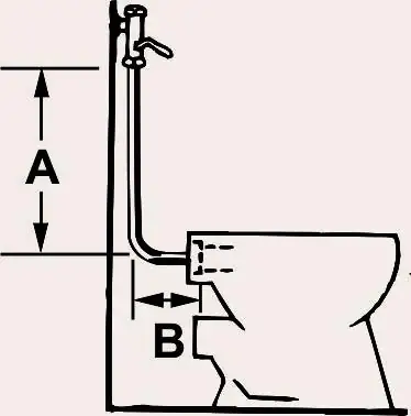 Spülrohr Messing, chrom